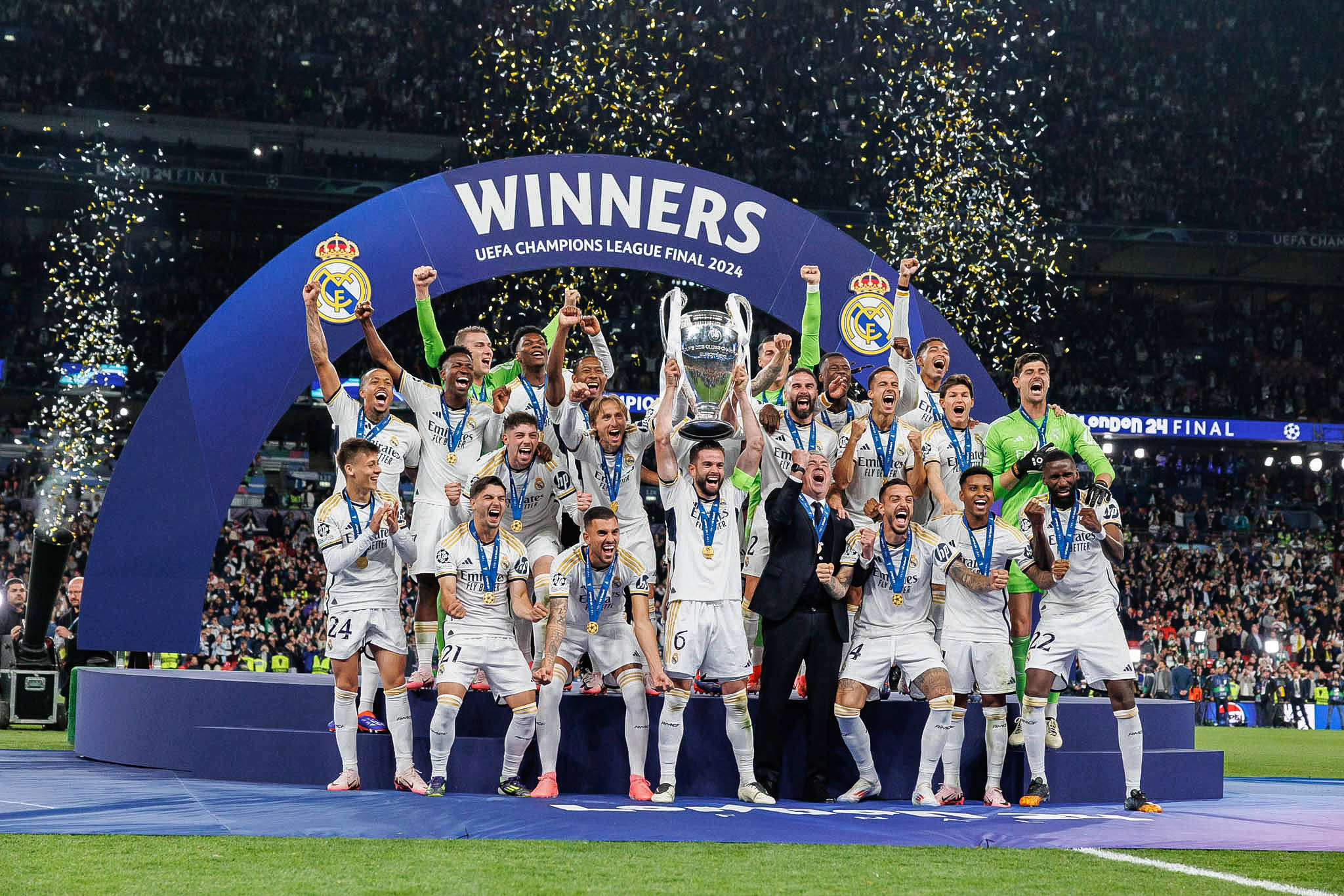 Real Madrid jubelt über den Champions-League-Sieg