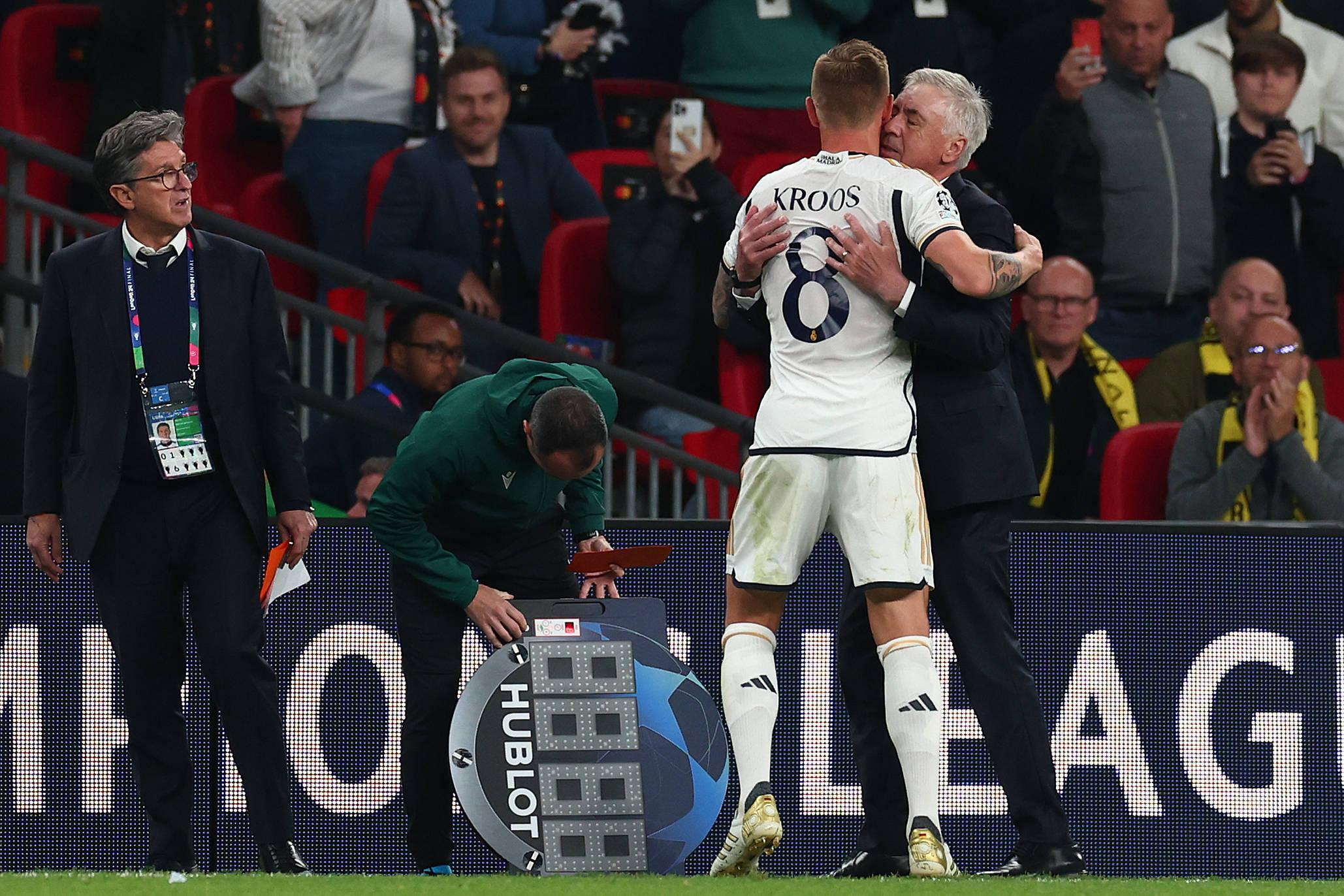 Ancelotti und Kroos beim CL Finale