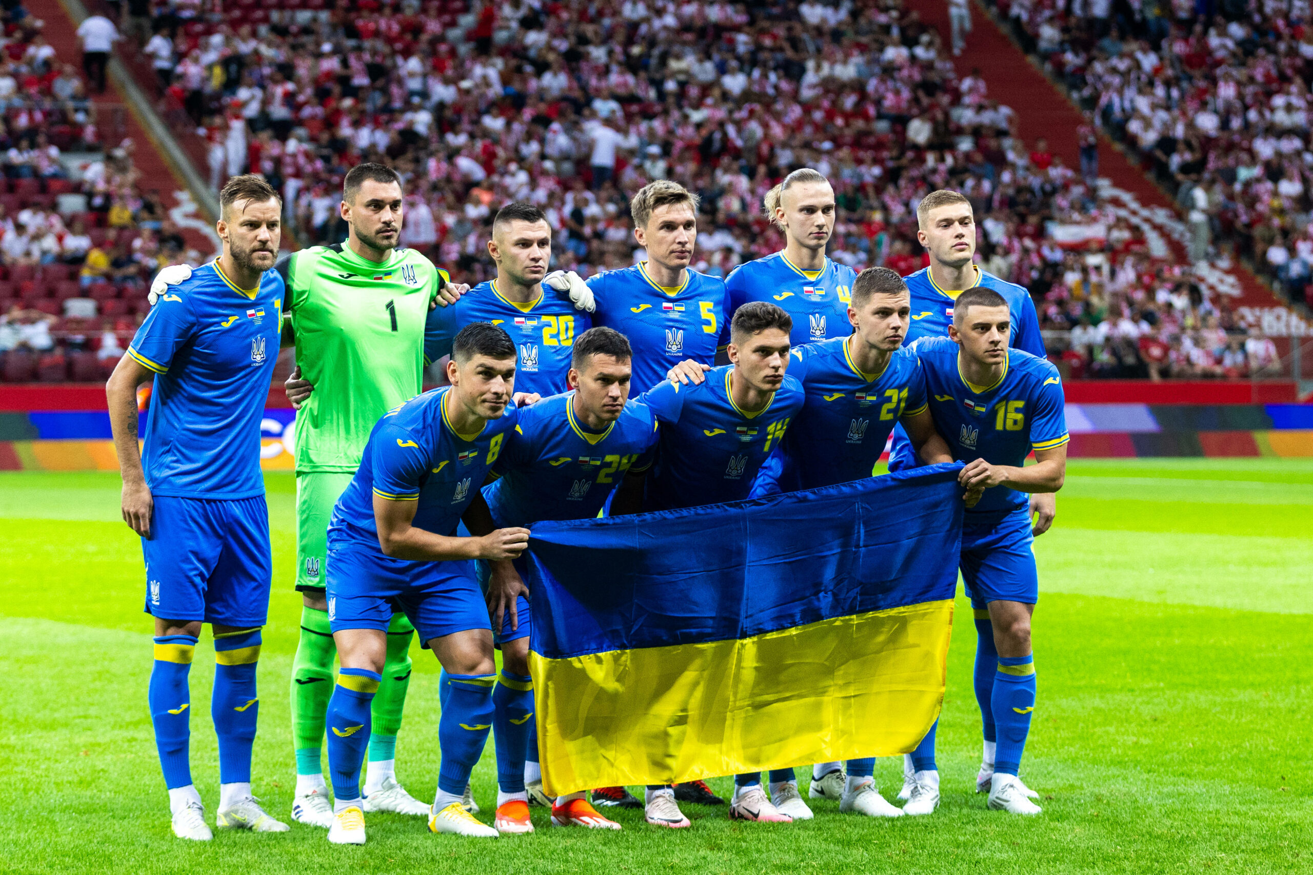 Die ukrainische Nationalmannschaft