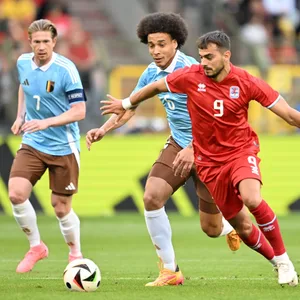Danel Sinani im Länderspiel gegen Belgien