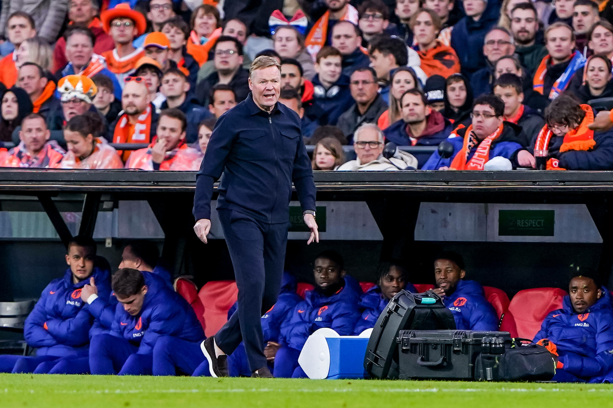 Ronald Koeman an der Seitenlinie der Niederlande