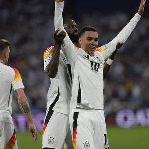 Der Spieler des Spiels: Jamal Musiala bestach beim 5:1 Deutschlands gegen die Schotten.