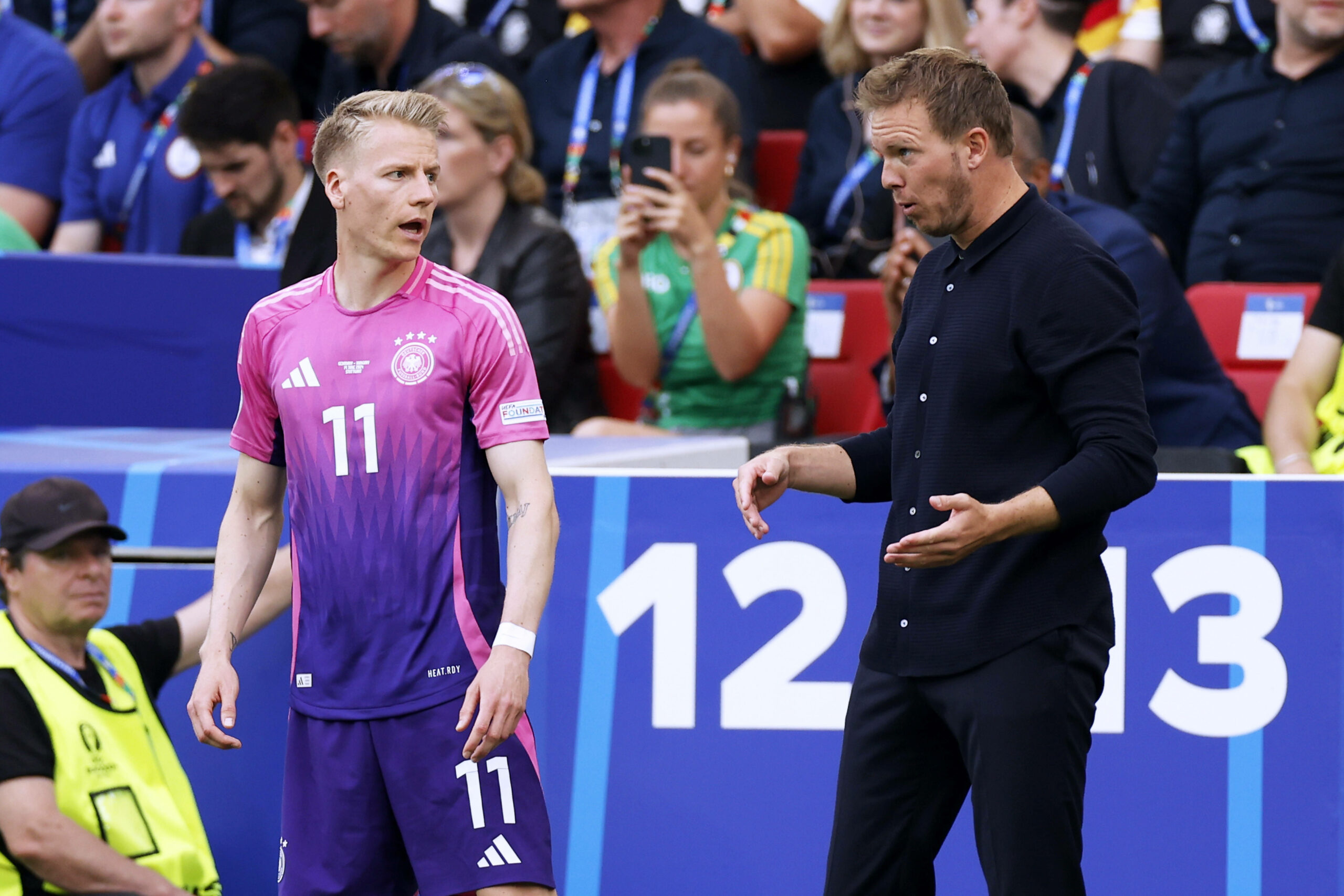 Chris Führich und Julian Nagelsmann