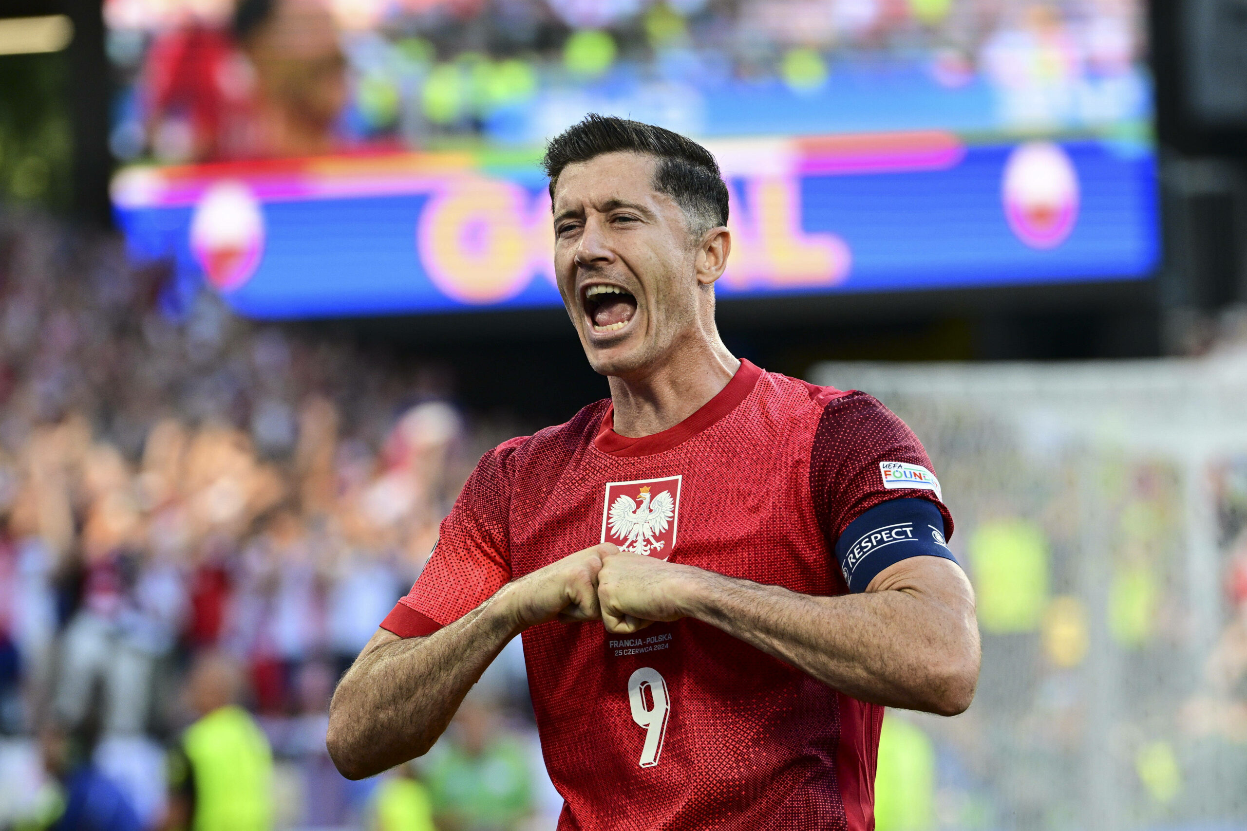 Robert Lewandowski schenkte Frankreich einen Elfmeter ein.