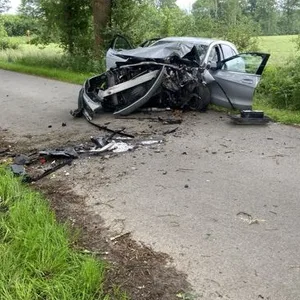 Das am Unfall beteiligte Auto.