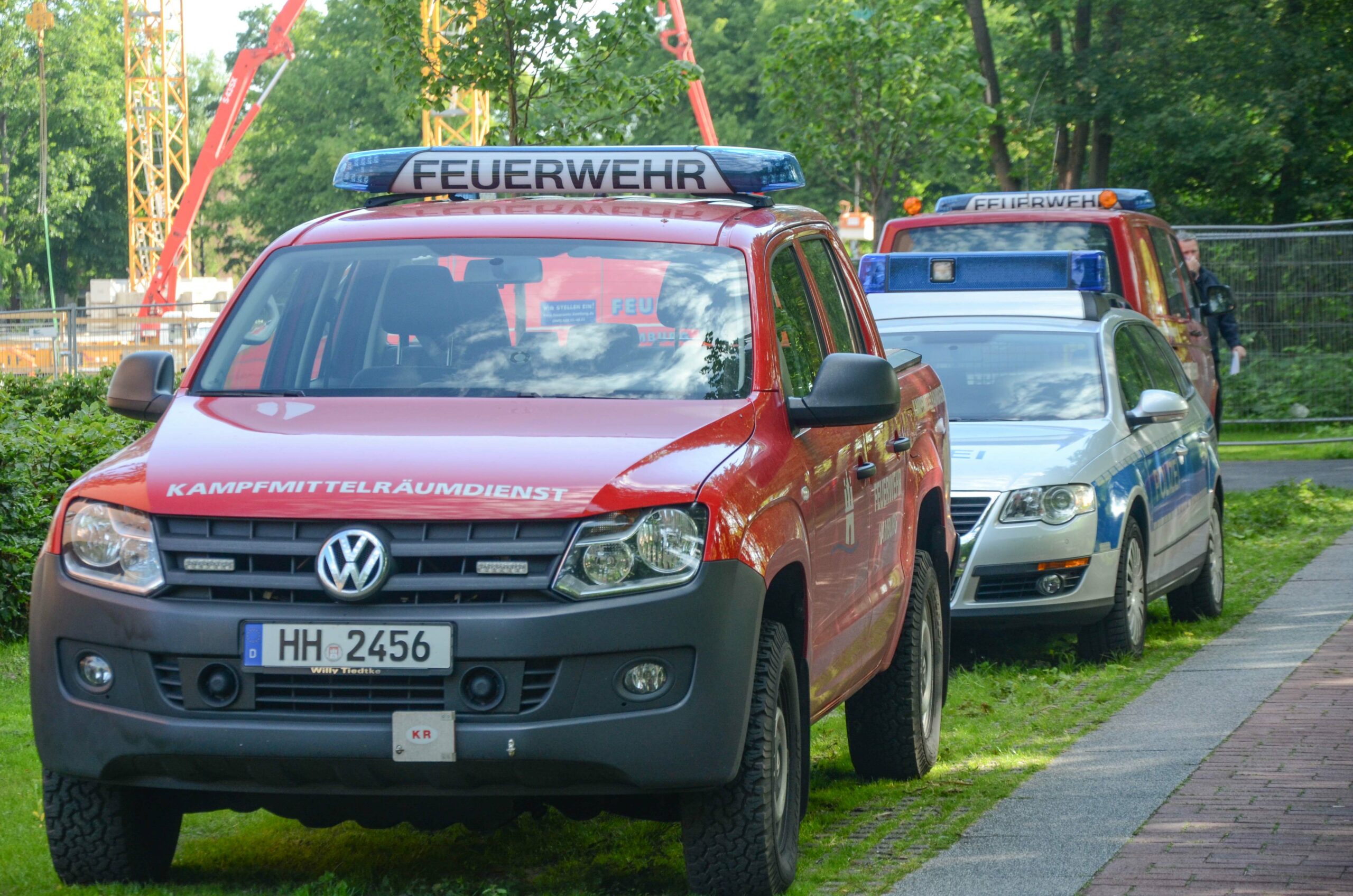 Vermutlich Munitionsfund in Eilbek – Taucher machen brisanten Fund im Kanal