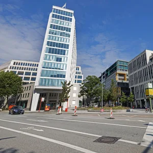 Das Axel-Springer-Haus in der Hamburger City.