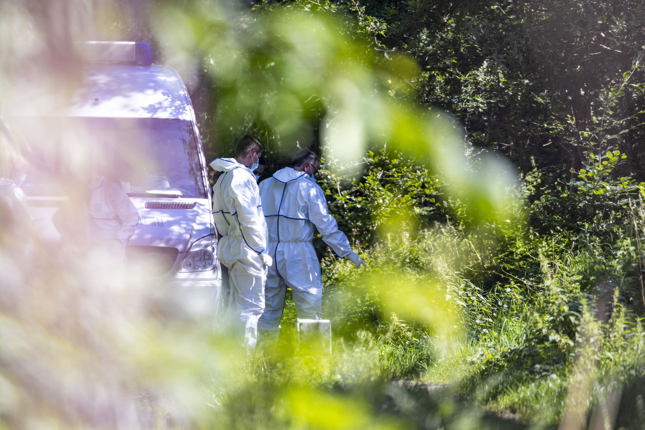 Beamte der Spurensicherung im Einsatz (Symbolbild).