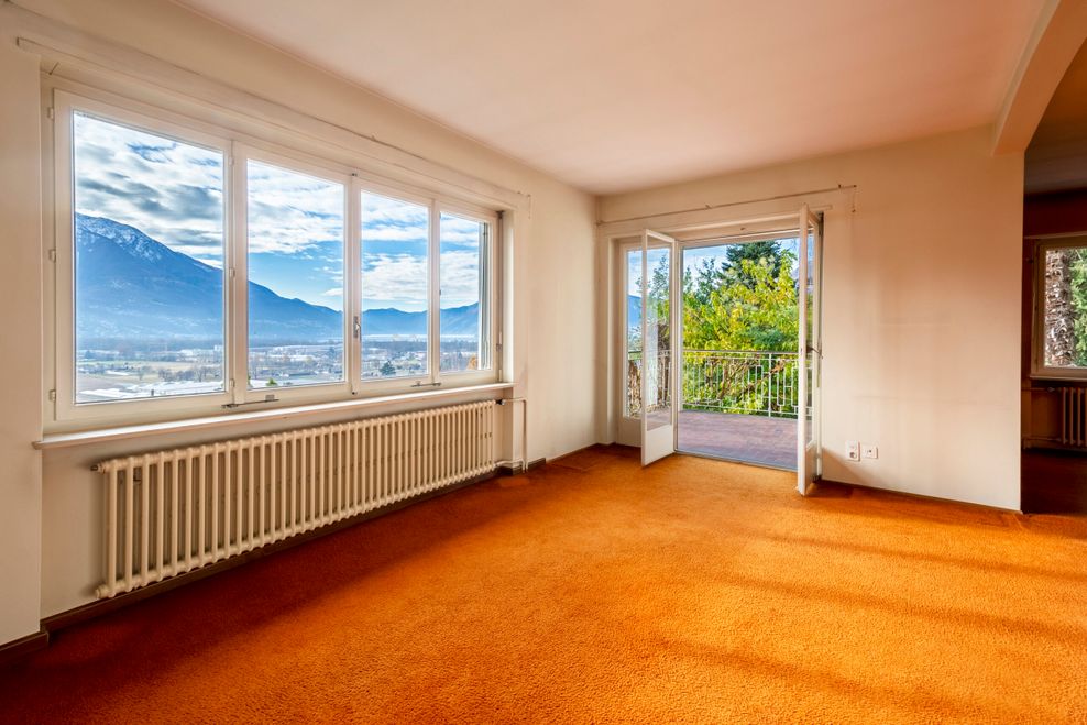 Das Wohnzimmer der Villa.