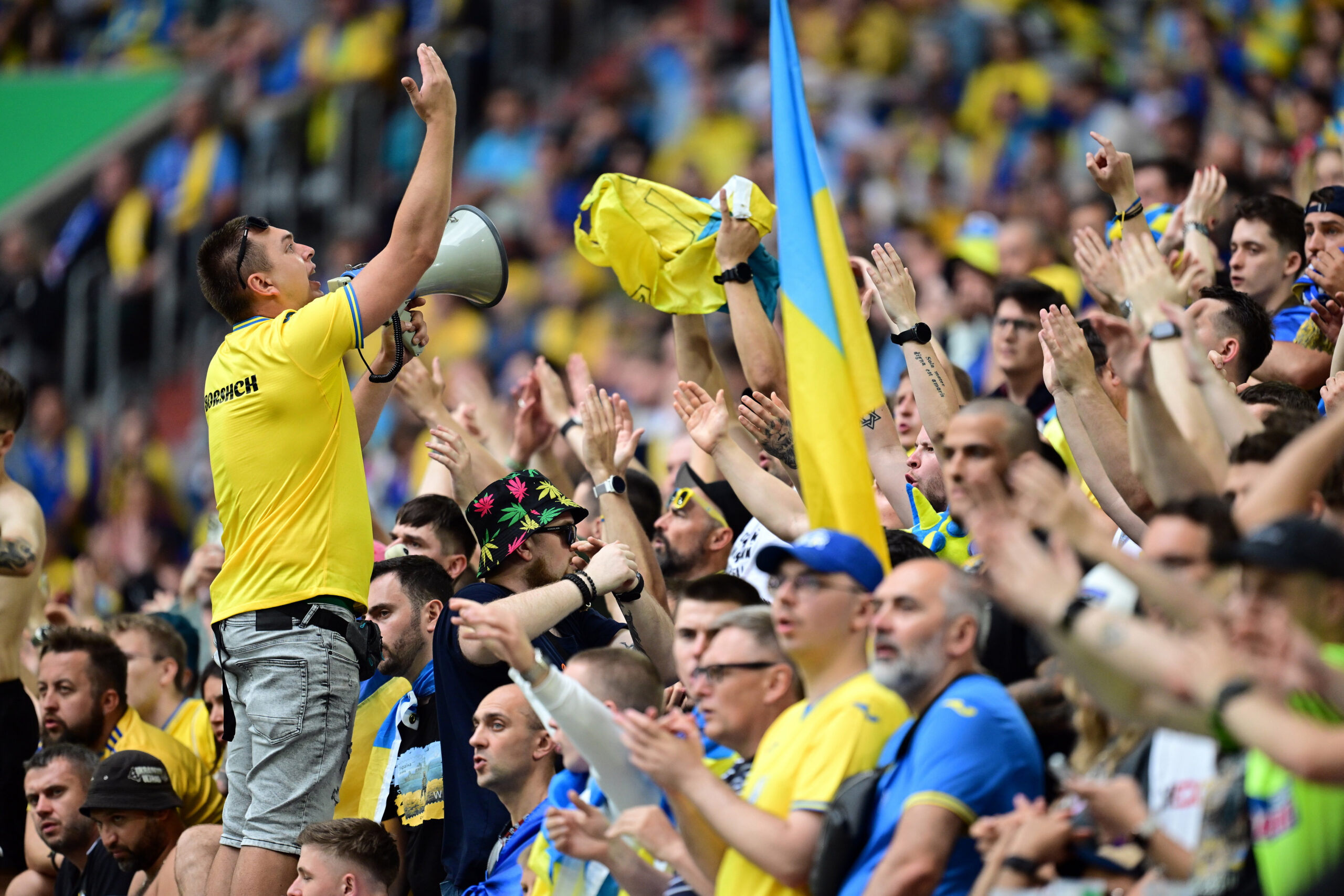 Ukraine-Fans bei der EM