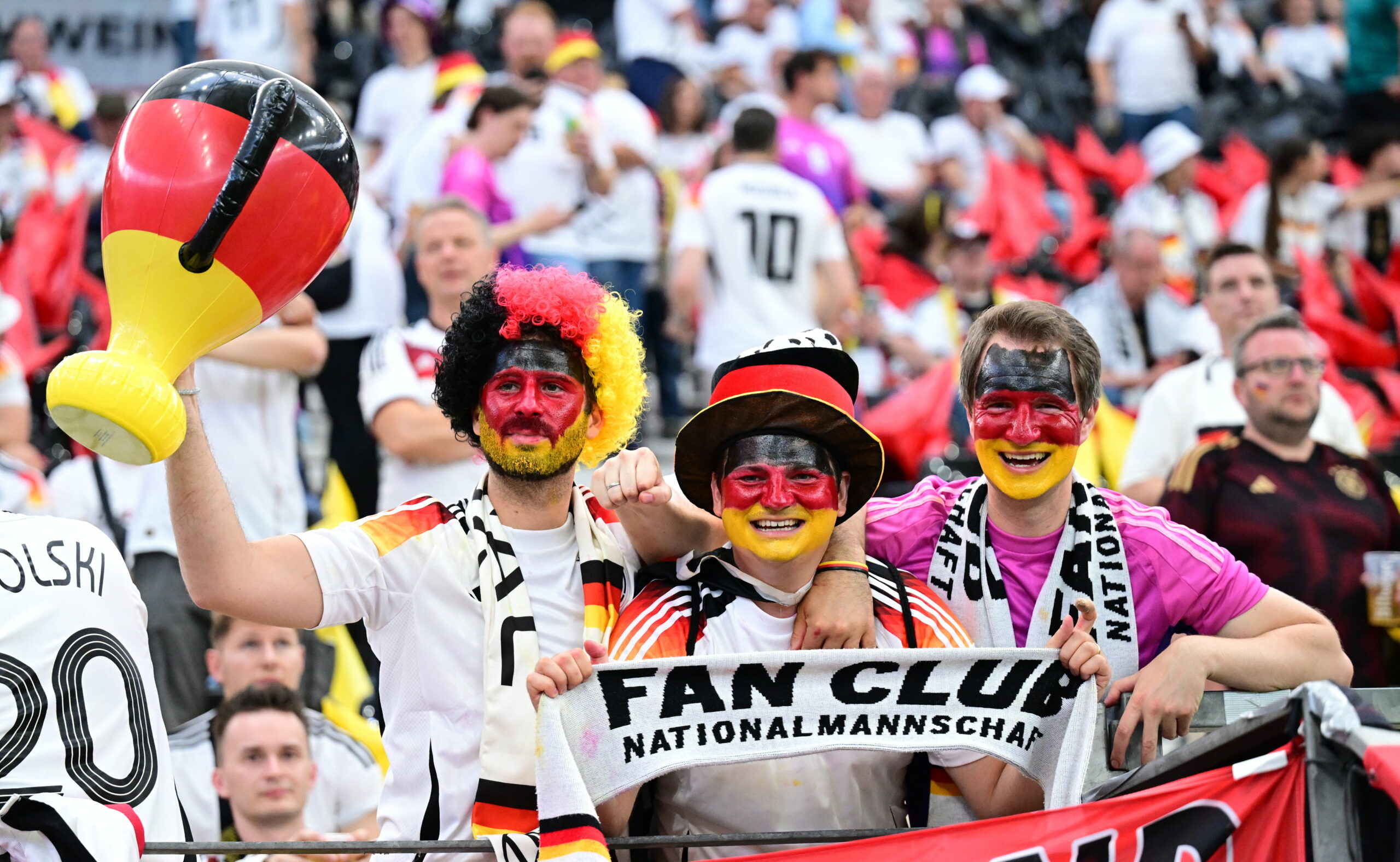 DFB-Fans in Frankfurt