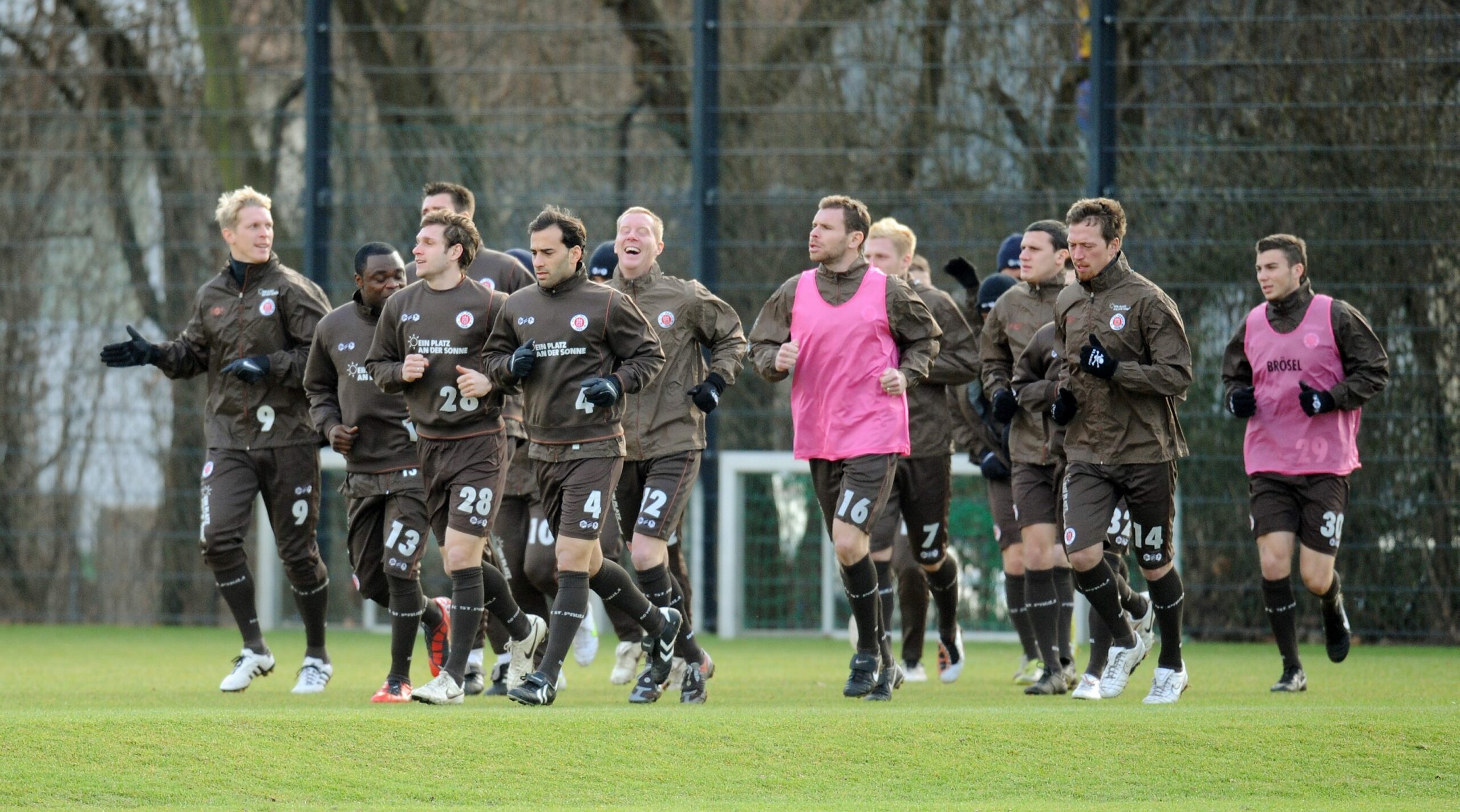 St. Pauli-Team 2010 beim Training