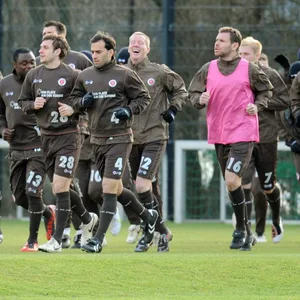 St. Pauli-Team 2010 beim Training