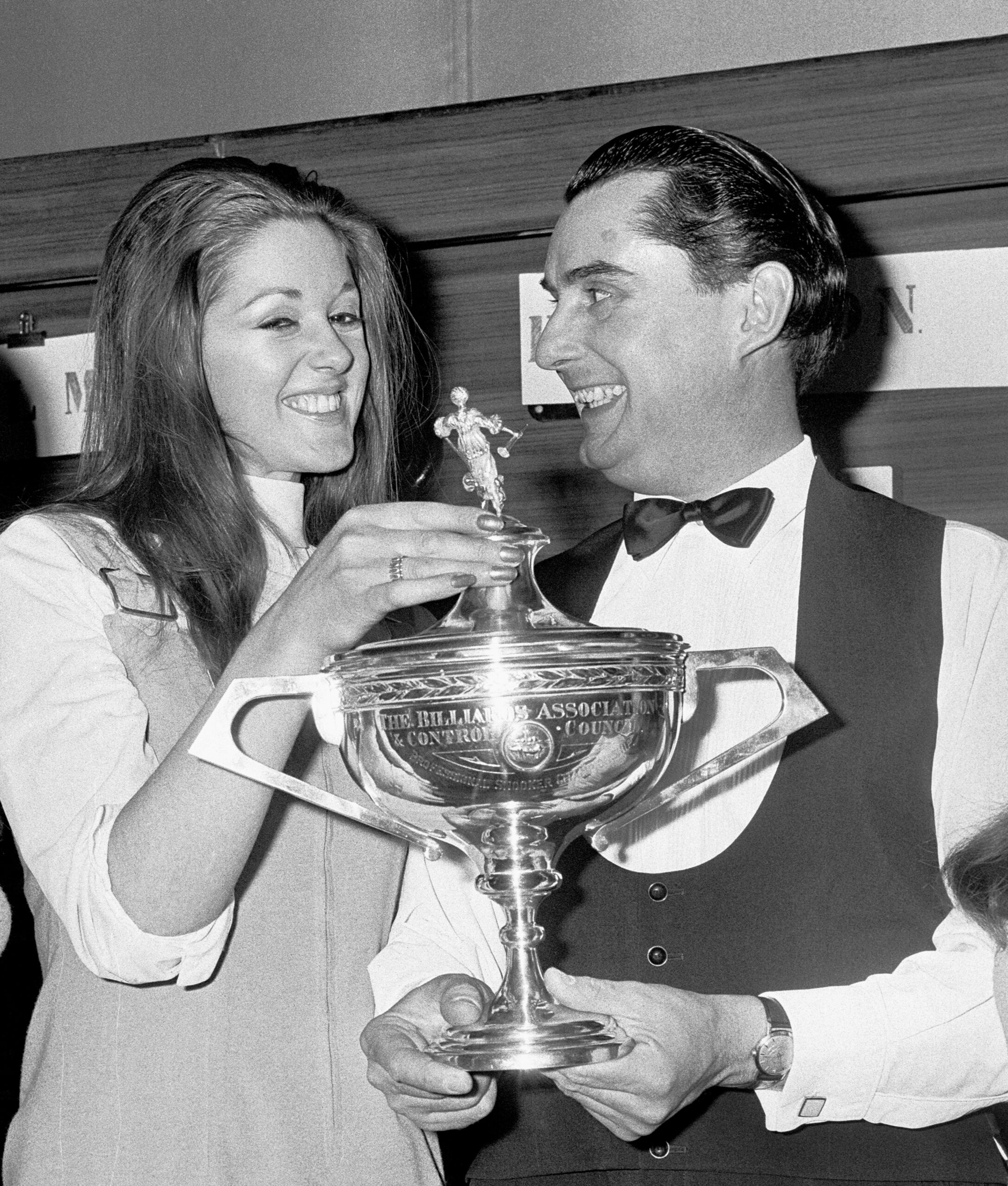 Ray Reardon als Snooker-Weltmeister 1970