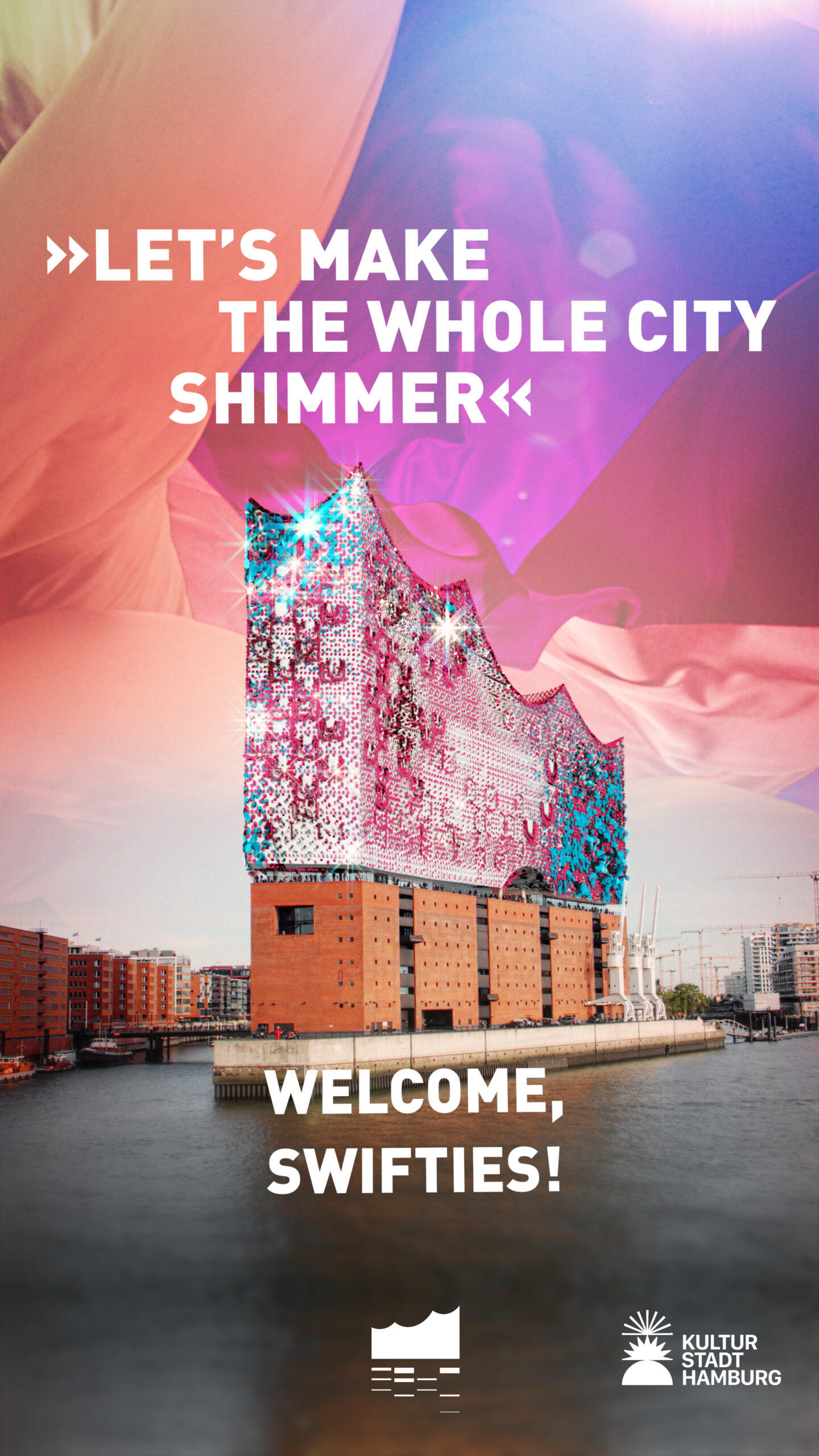 glitzernde Elbphilharmonie