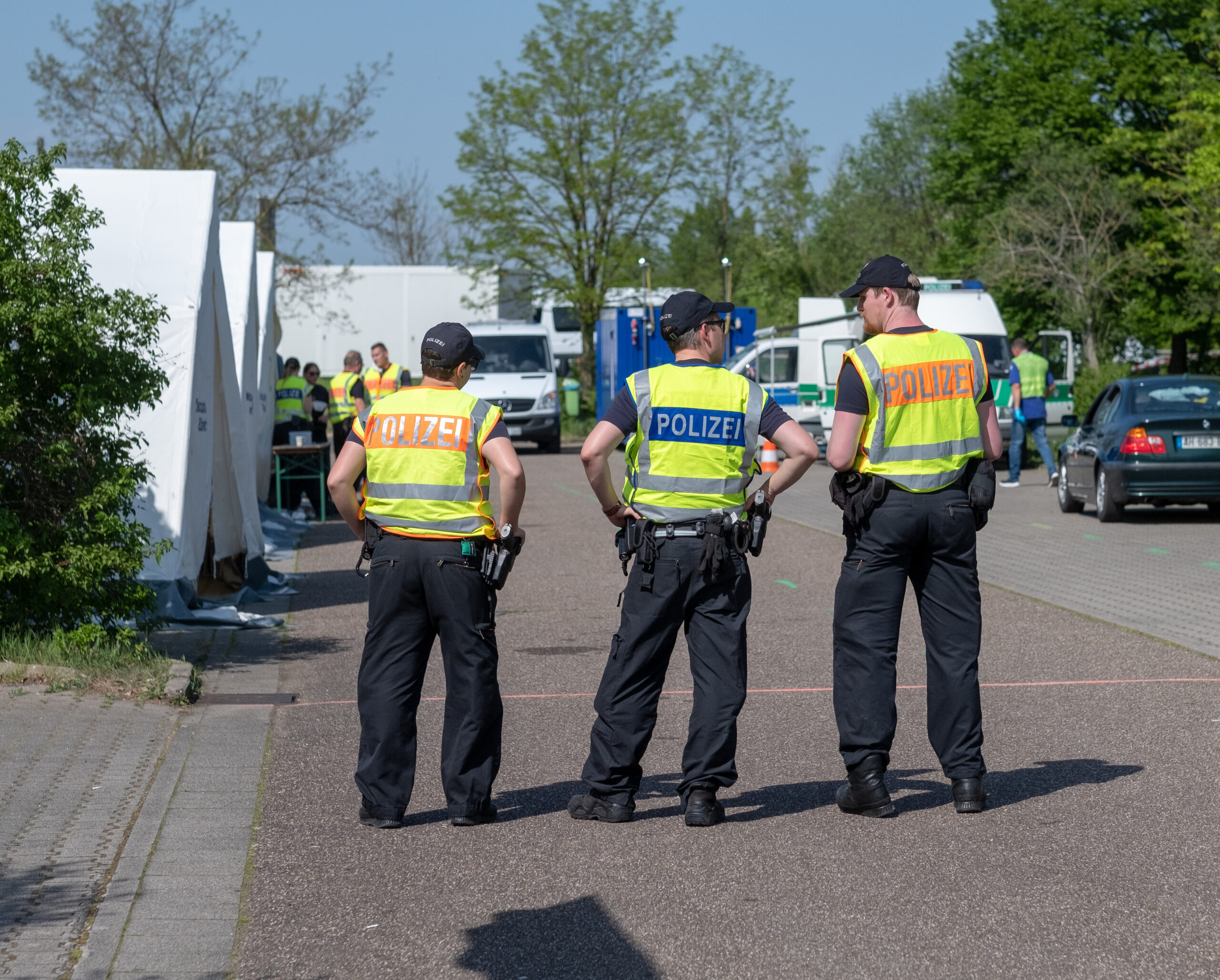 Grenzkontrolle in Iffezheim