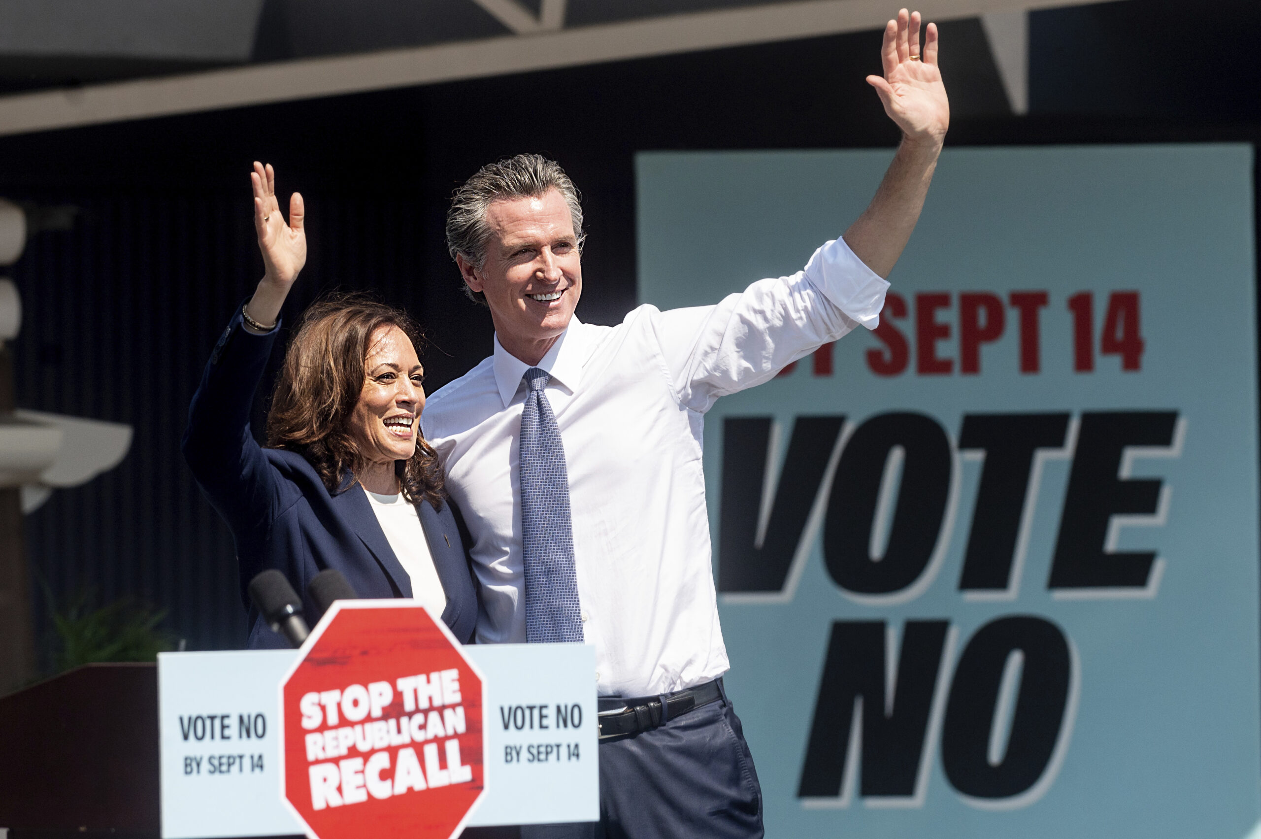 Kamala Harris und Gavin Newsom