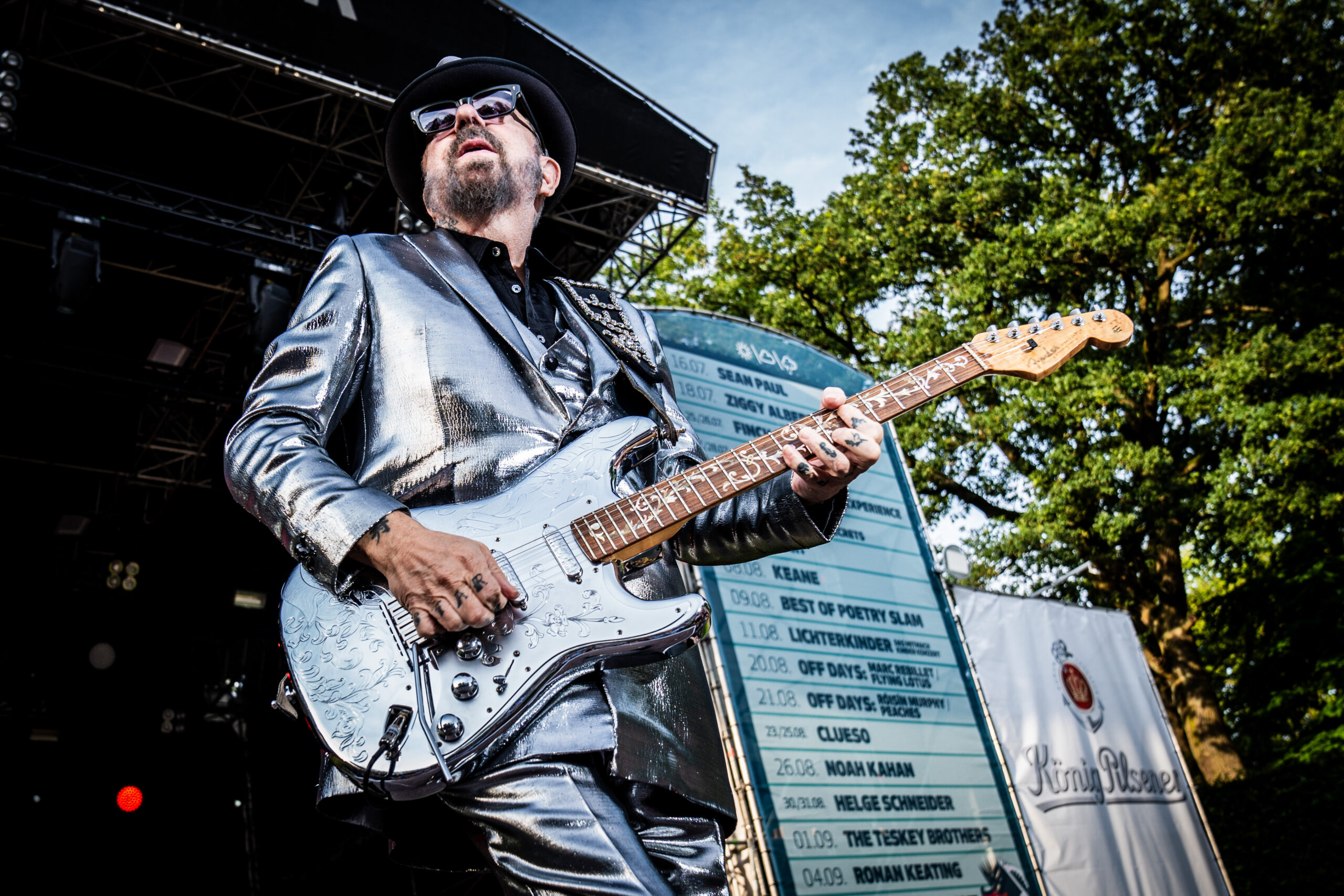 Dave Stewart bei seinem umjubelten Konzert im Stadtpark.