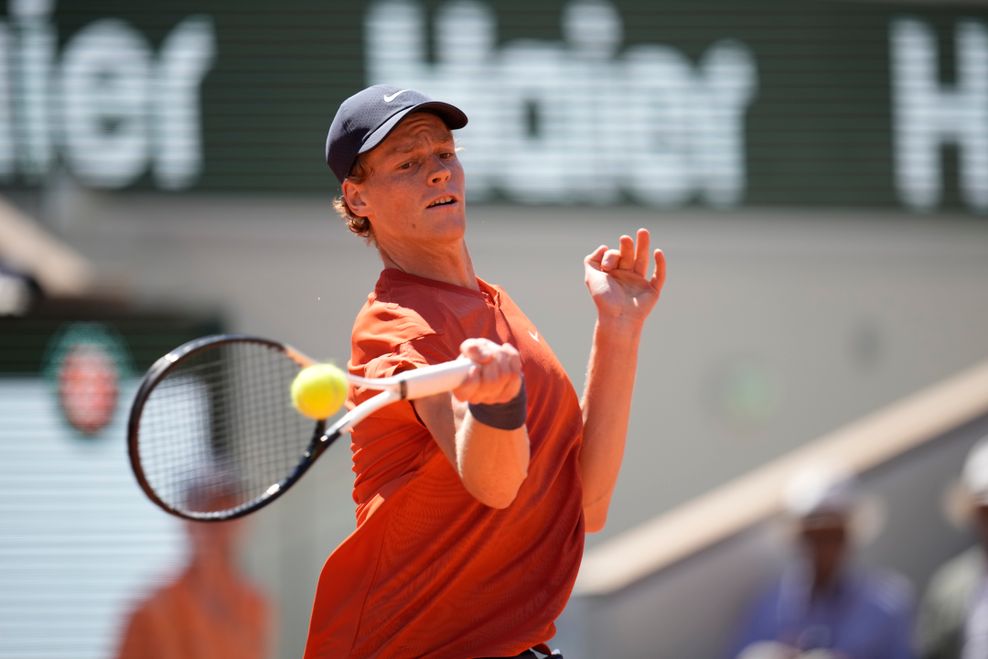 Jannik Sinner bei den French Open