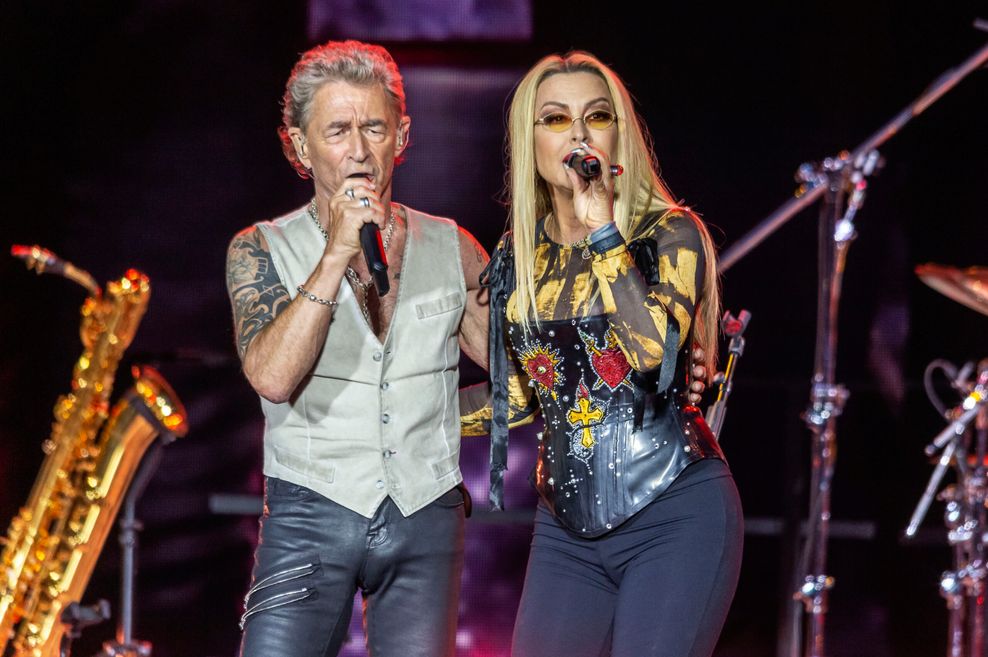 Peter Maffay und Sängerin Anastacia