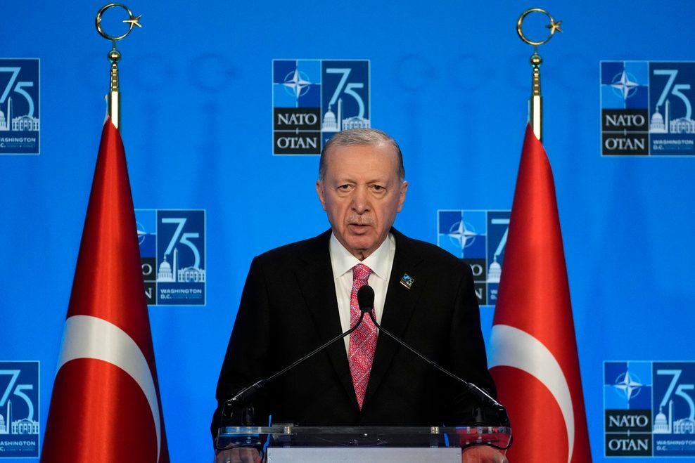 Der türkische Präsident Recep Tayyip Erdogan
