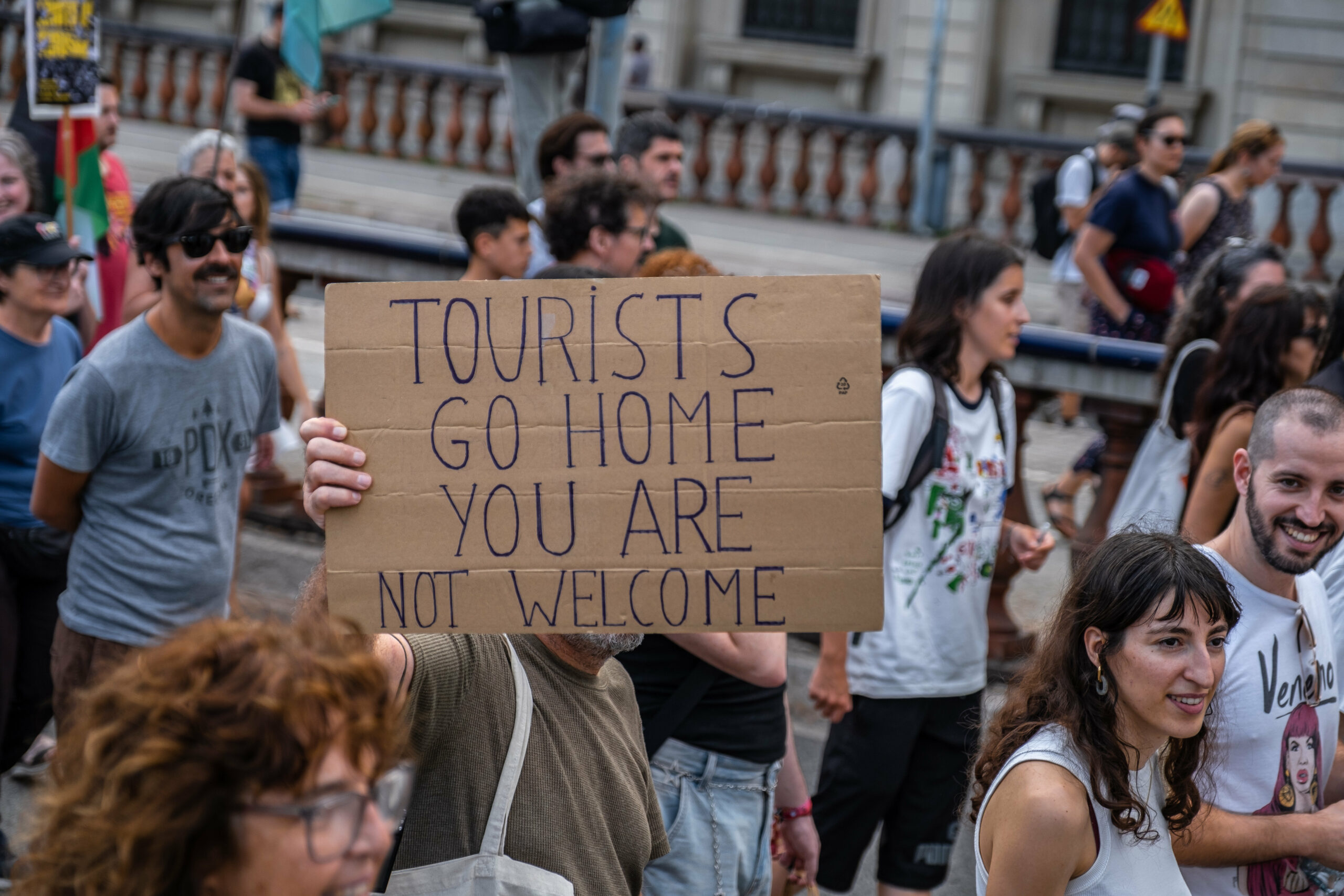 Demonstration gegen Tourismus auf Mallorca