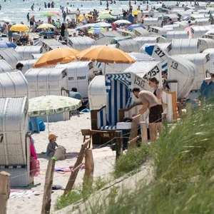 Strandurlaub zu Beginn der Sommerferien 2024 an der Ostseeküste in Scharbeutz