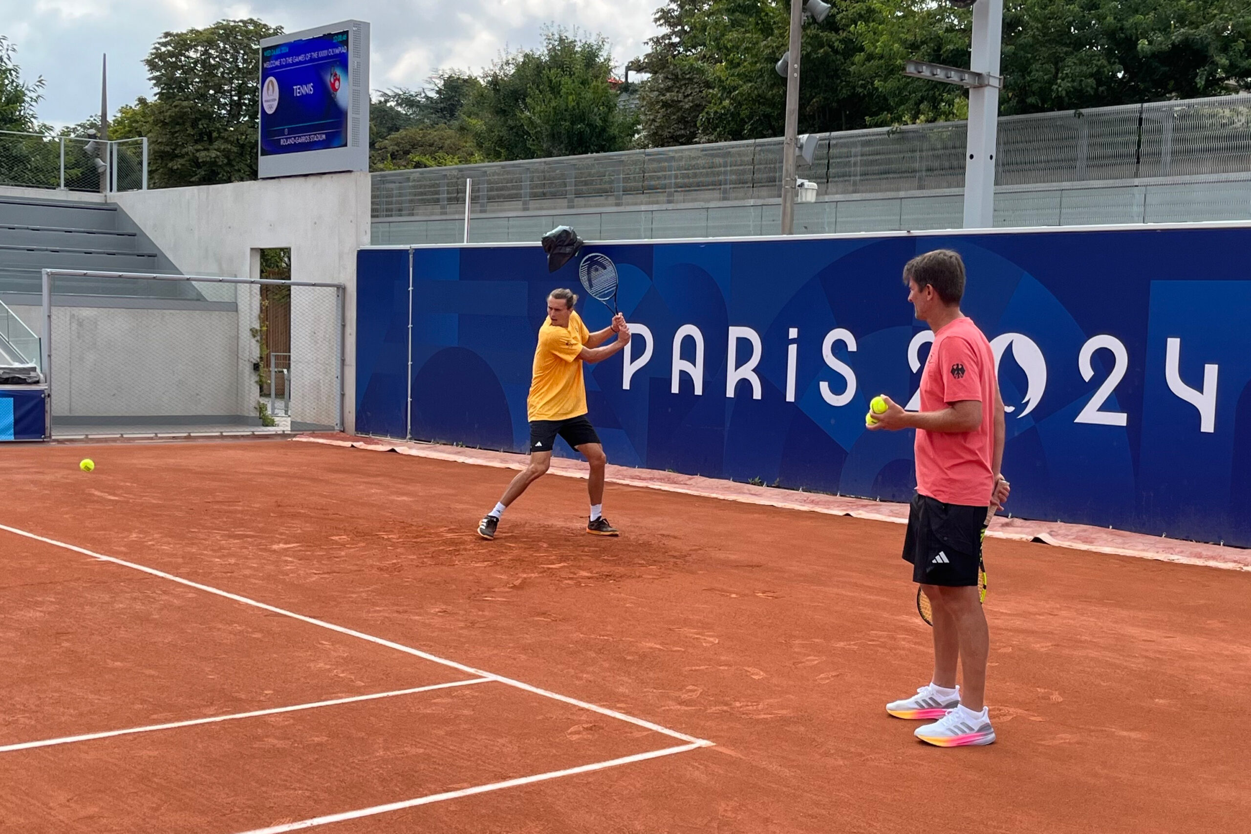 Alexander Zverev bei den Olympischen Spielen von Paris