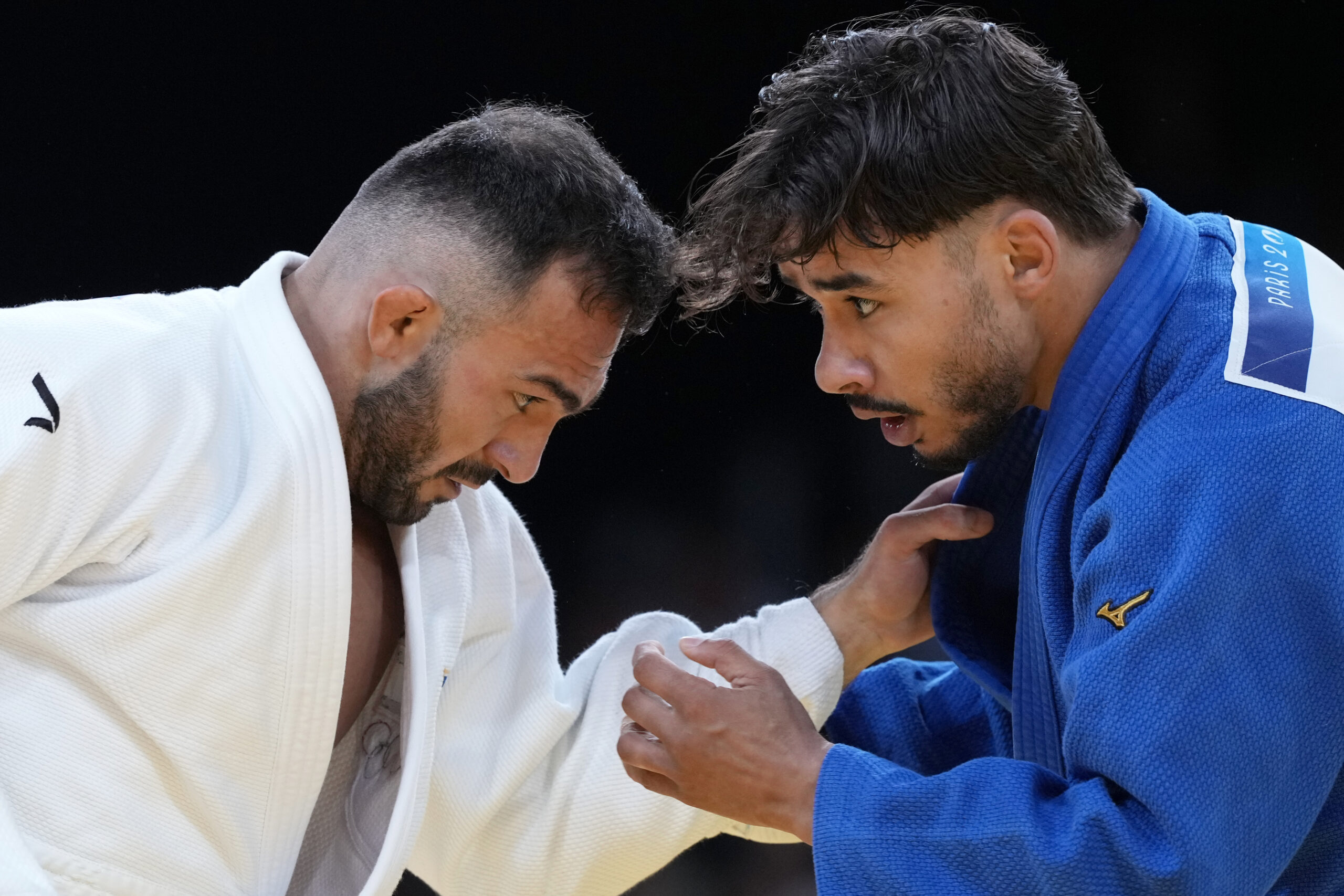 Baruch Shmailov und Abderrahmane Boushita beim Judo