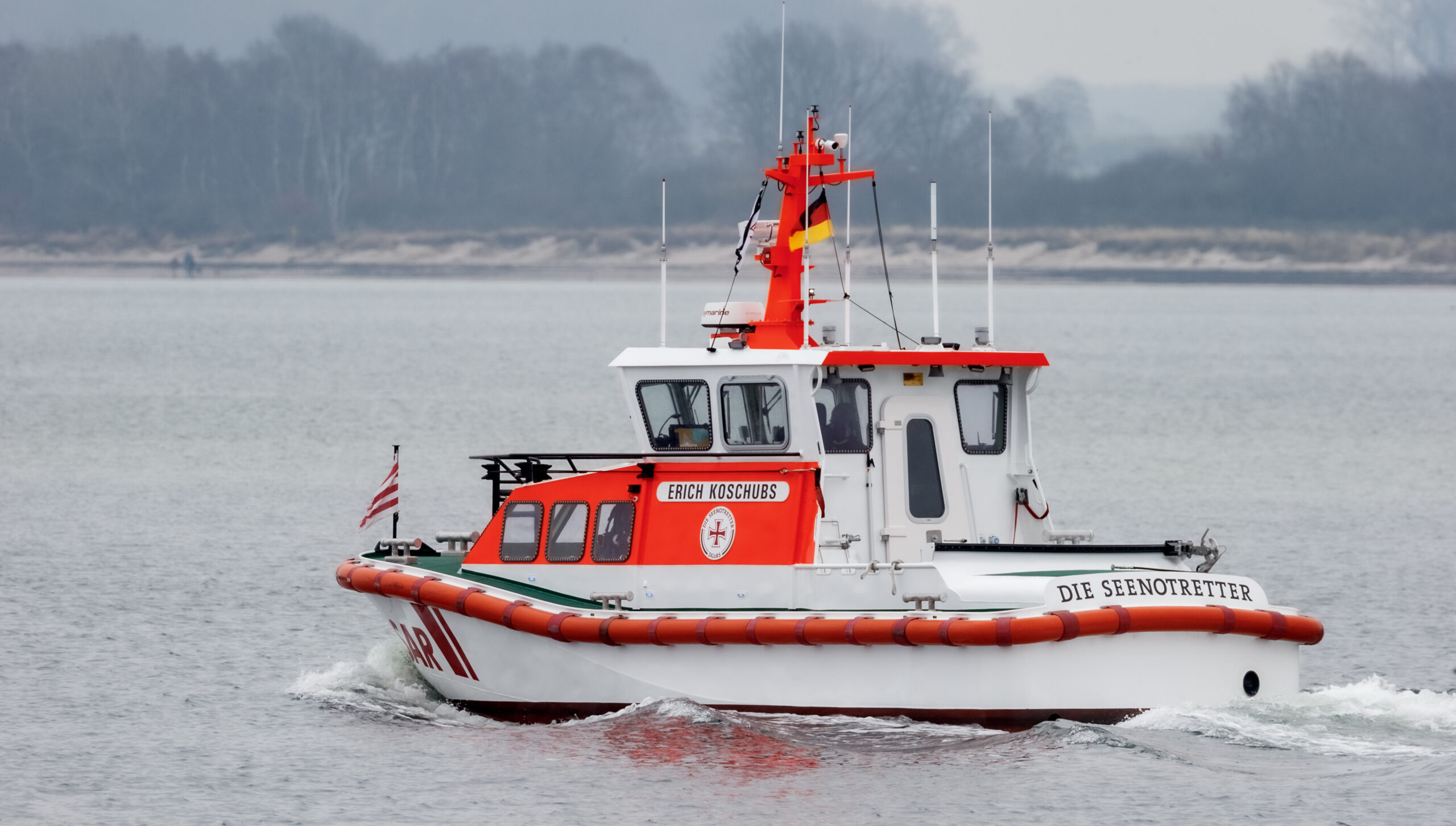 Das Seenotrettungsboot „Erich Koschubs“ (Archivbild).