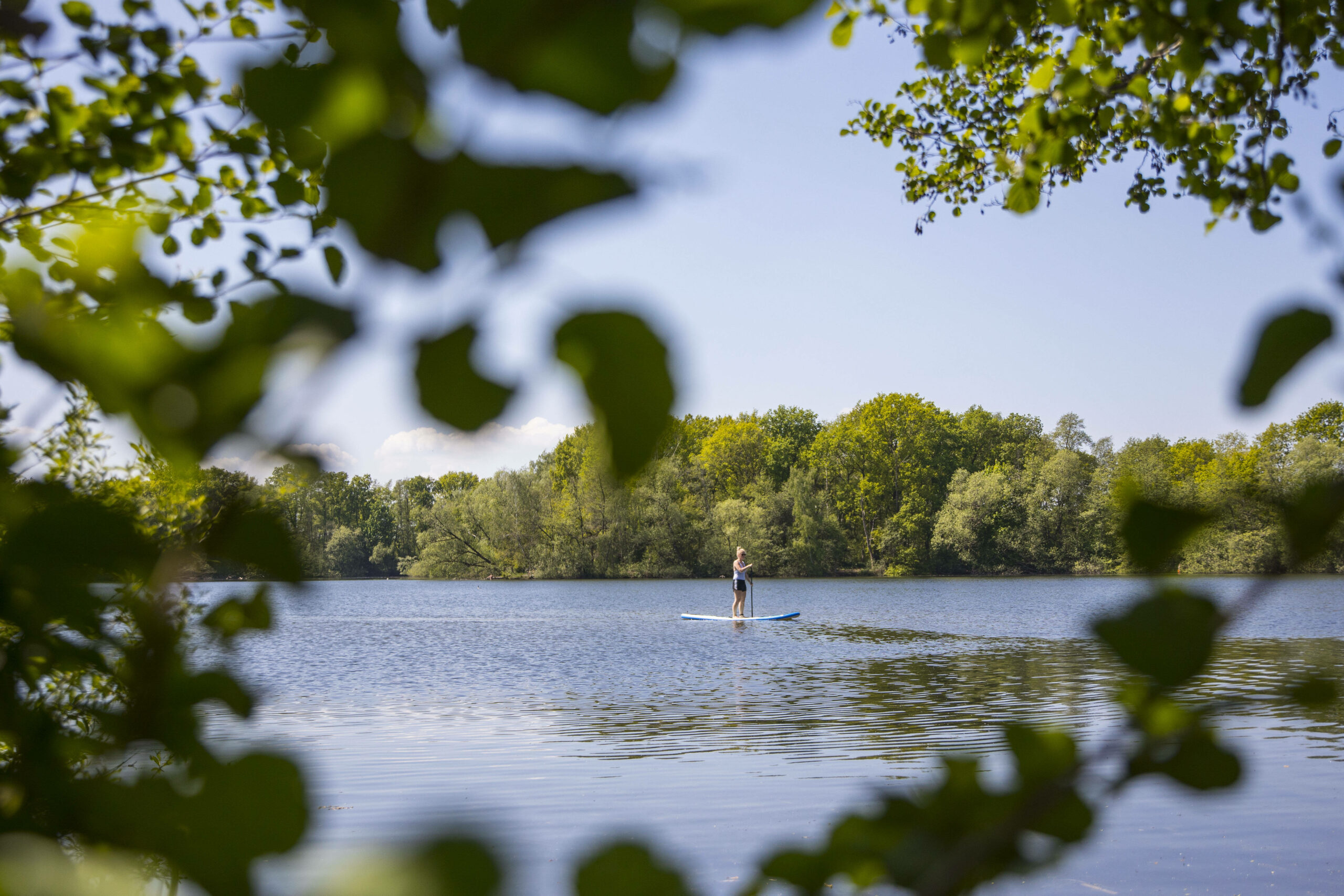 Der Boberger See (Archivbild) ist ab sofort wieder zum Baden freigegeben.