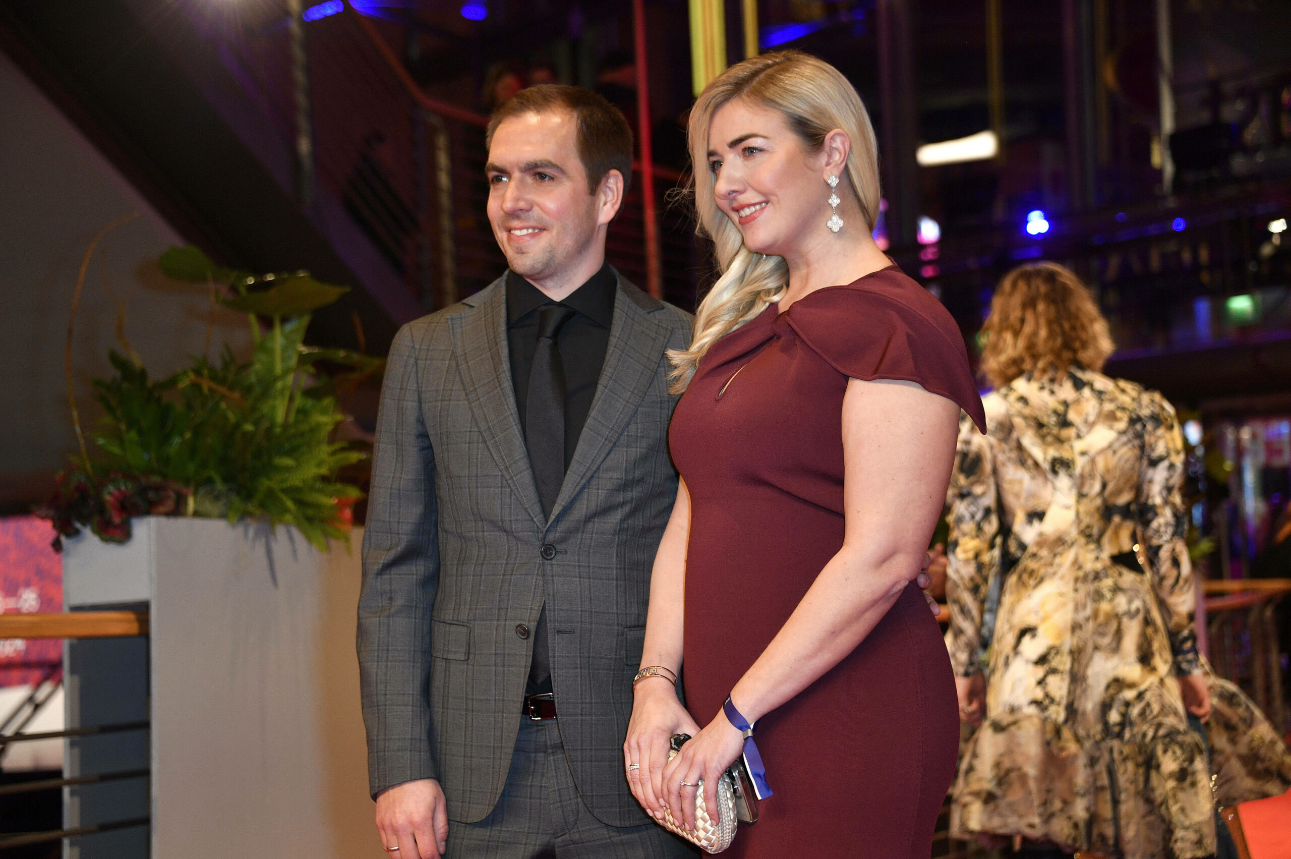 Philipp Lahm mit Ehefrau Claudia Lahm