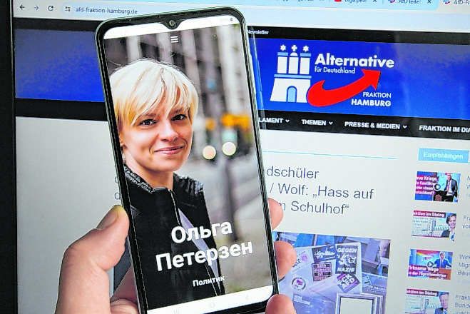 Olga Petersen, AfD