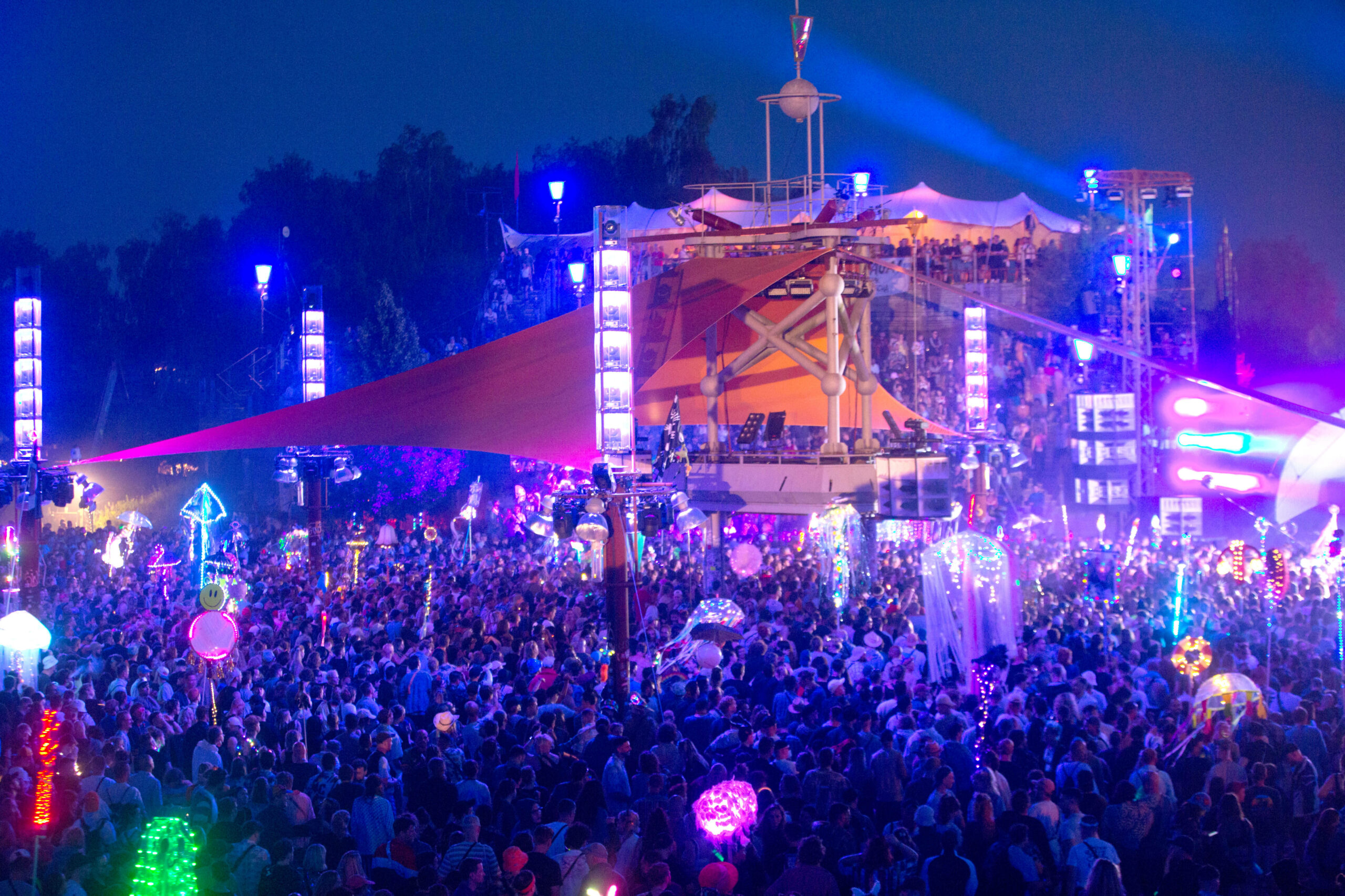 Rund 80.000 Besucher kamen zum Fusion-Festival.