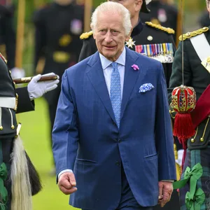 King Charles bei einer Zeremonie