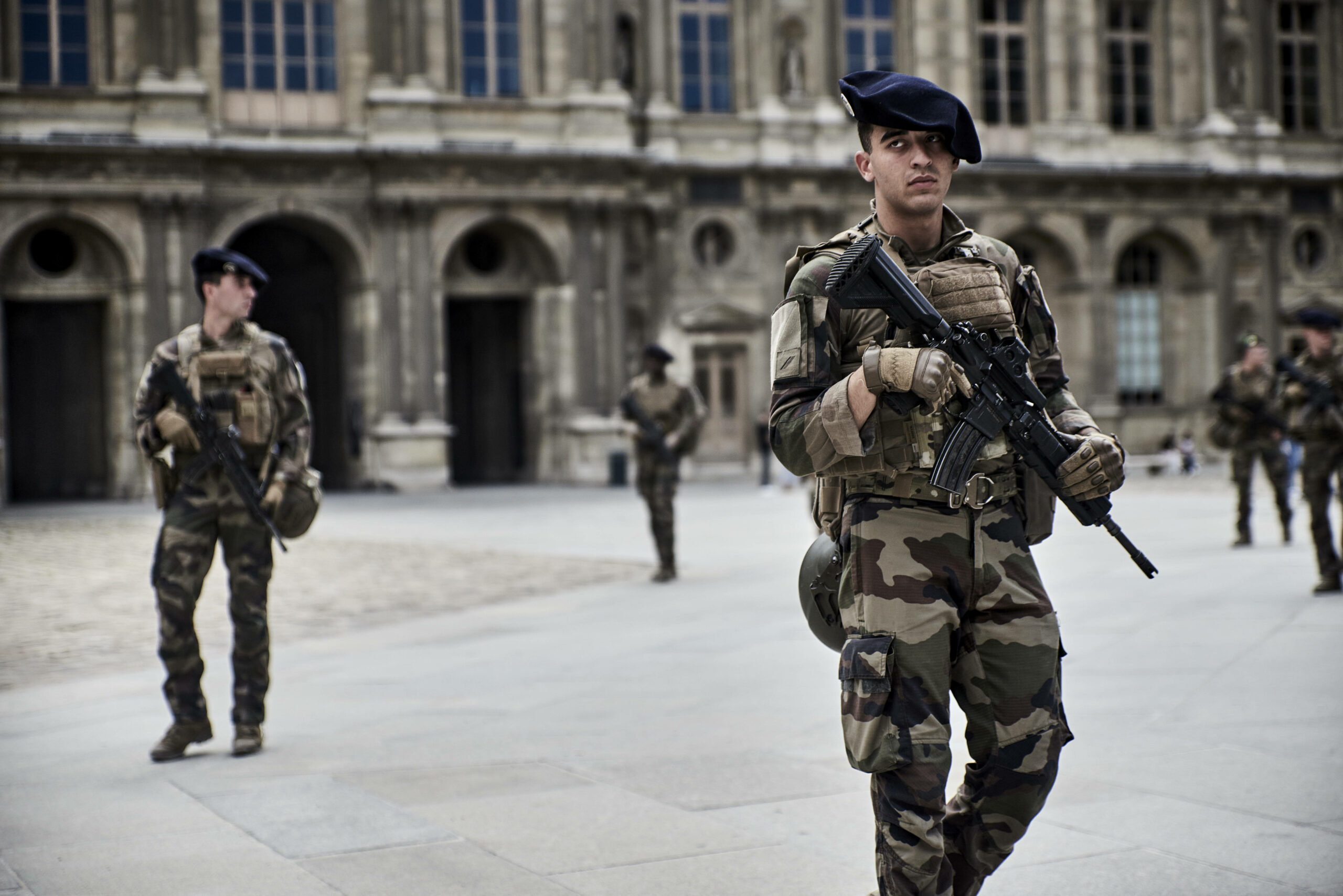 Soldaten in Paris