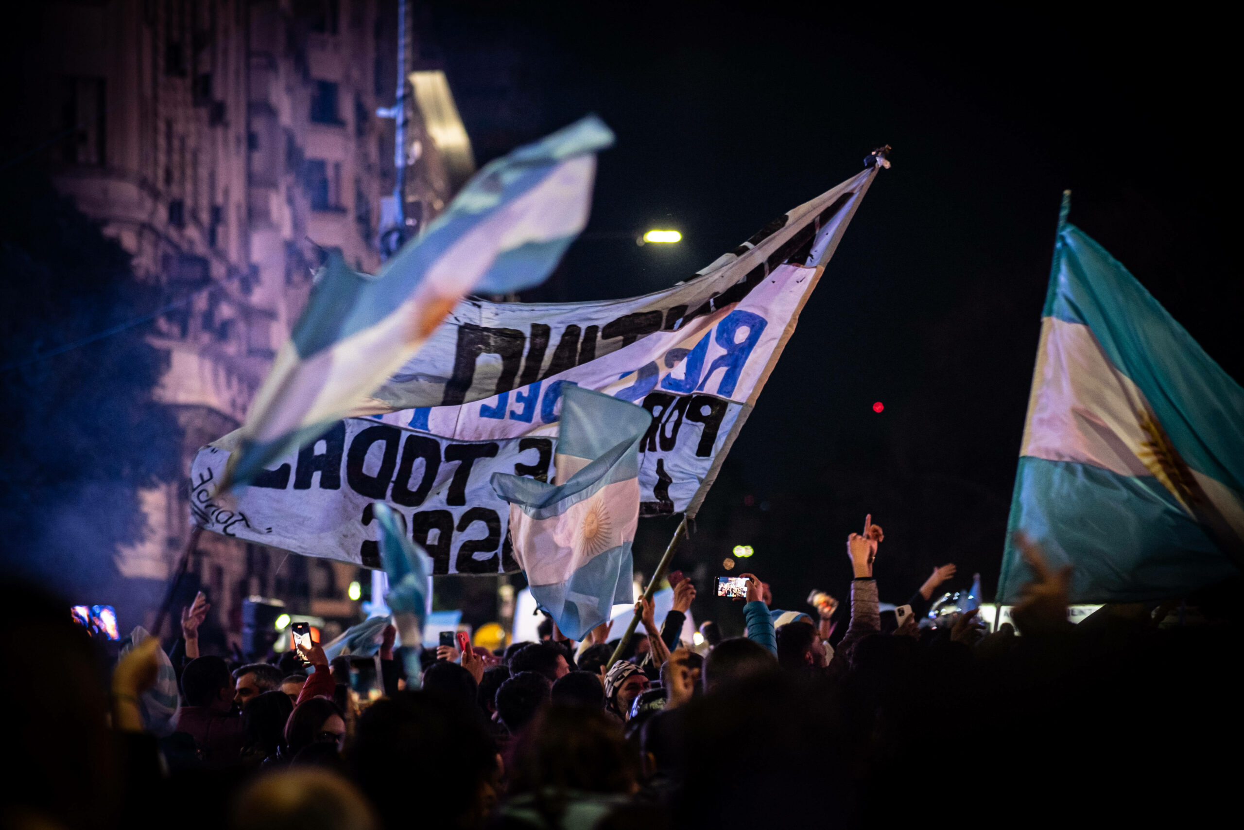 Argentinien Fans ins Buenos Aires