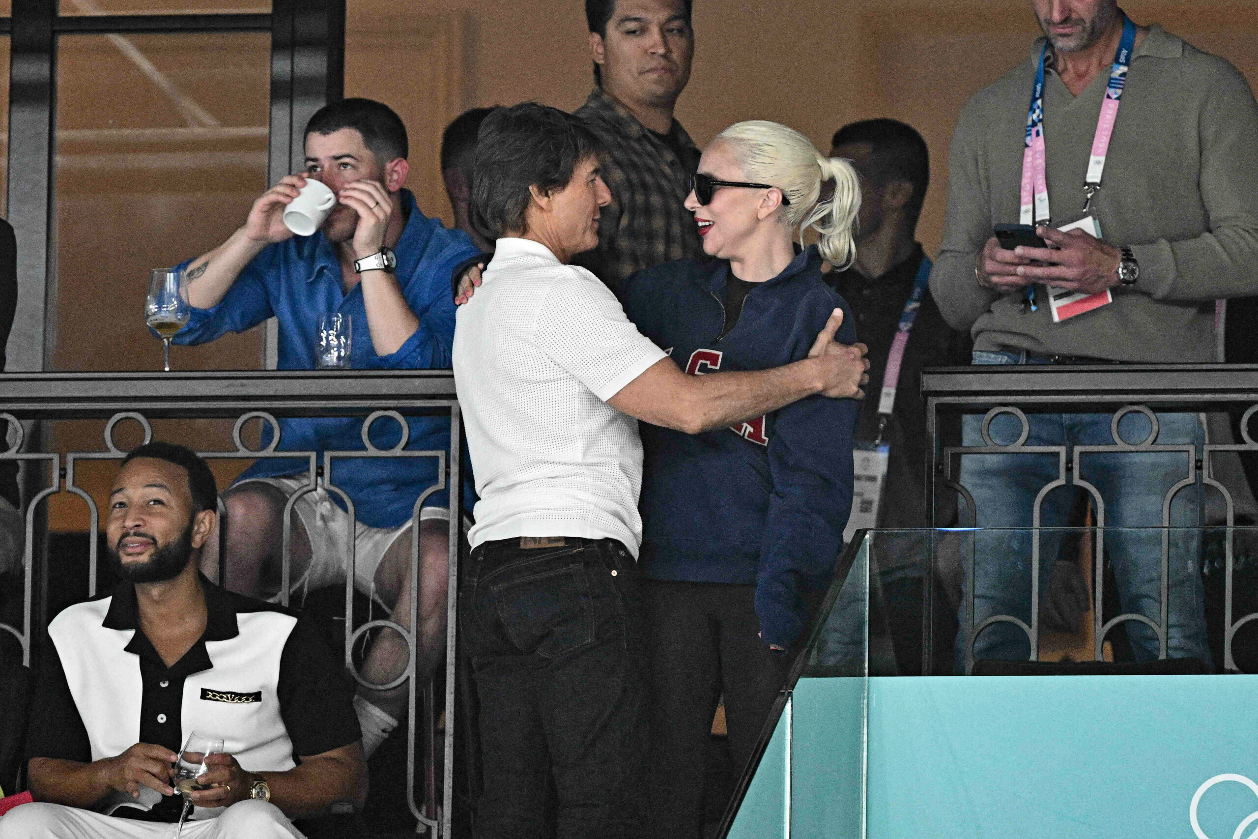 Tom Cruise und Lady Gaga bei den Olympischen Spielen