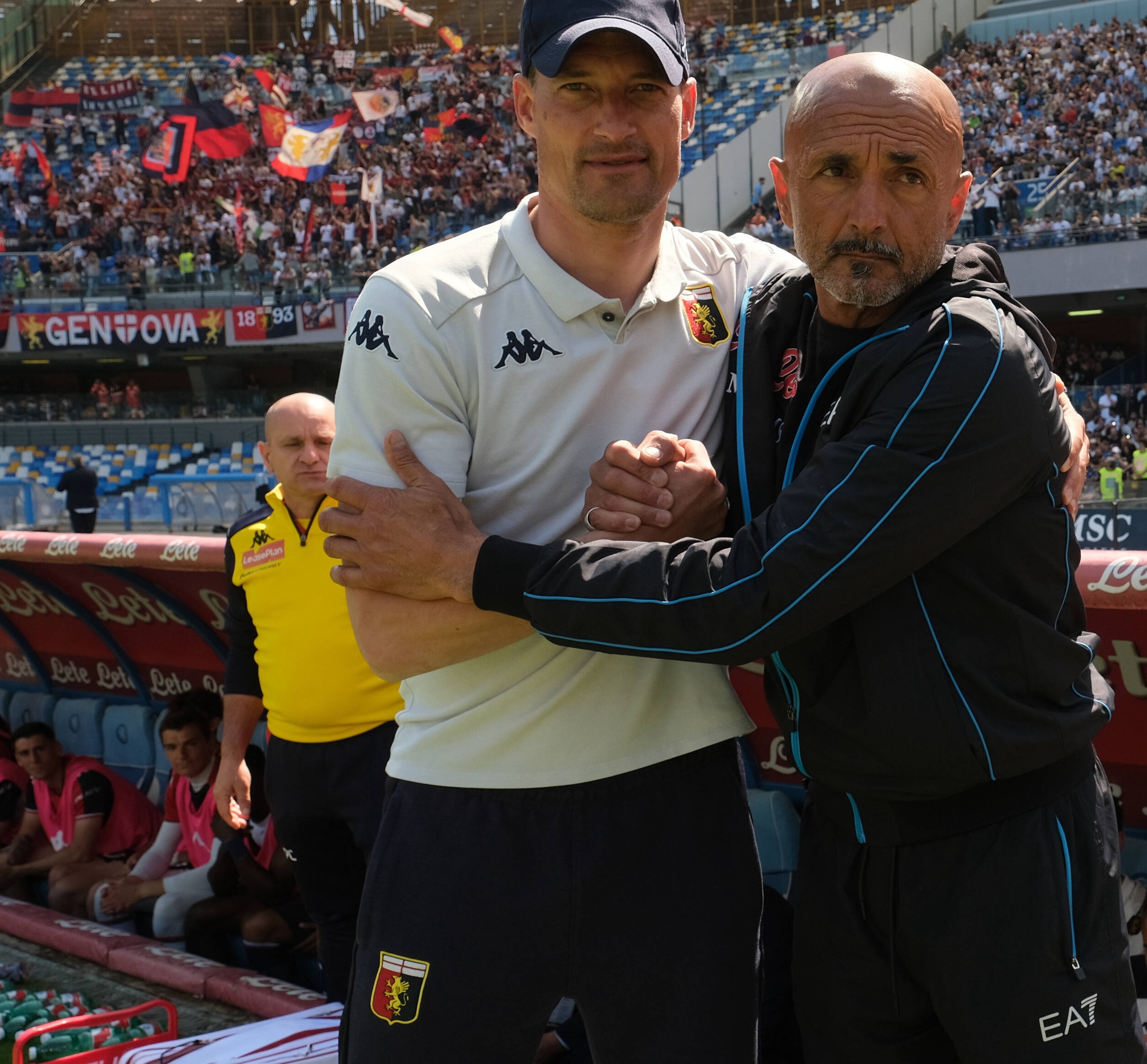 Alexander Blessin mit Luciano Spalletti