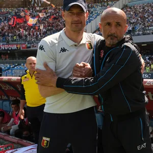 Alexander Blessin mit Luciano Spalletti