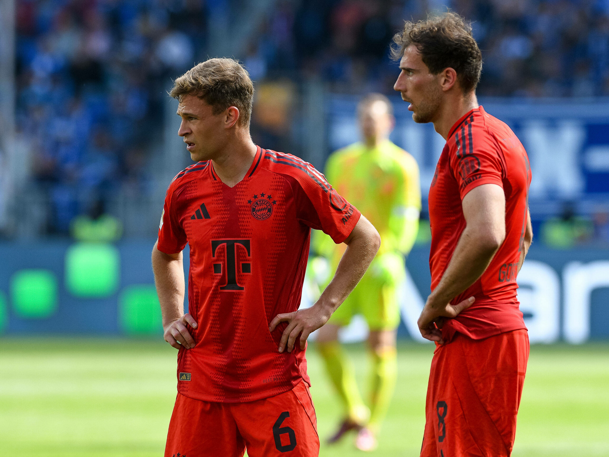 Joshua Kimmich und Leon Goretzka im FCB-Dress