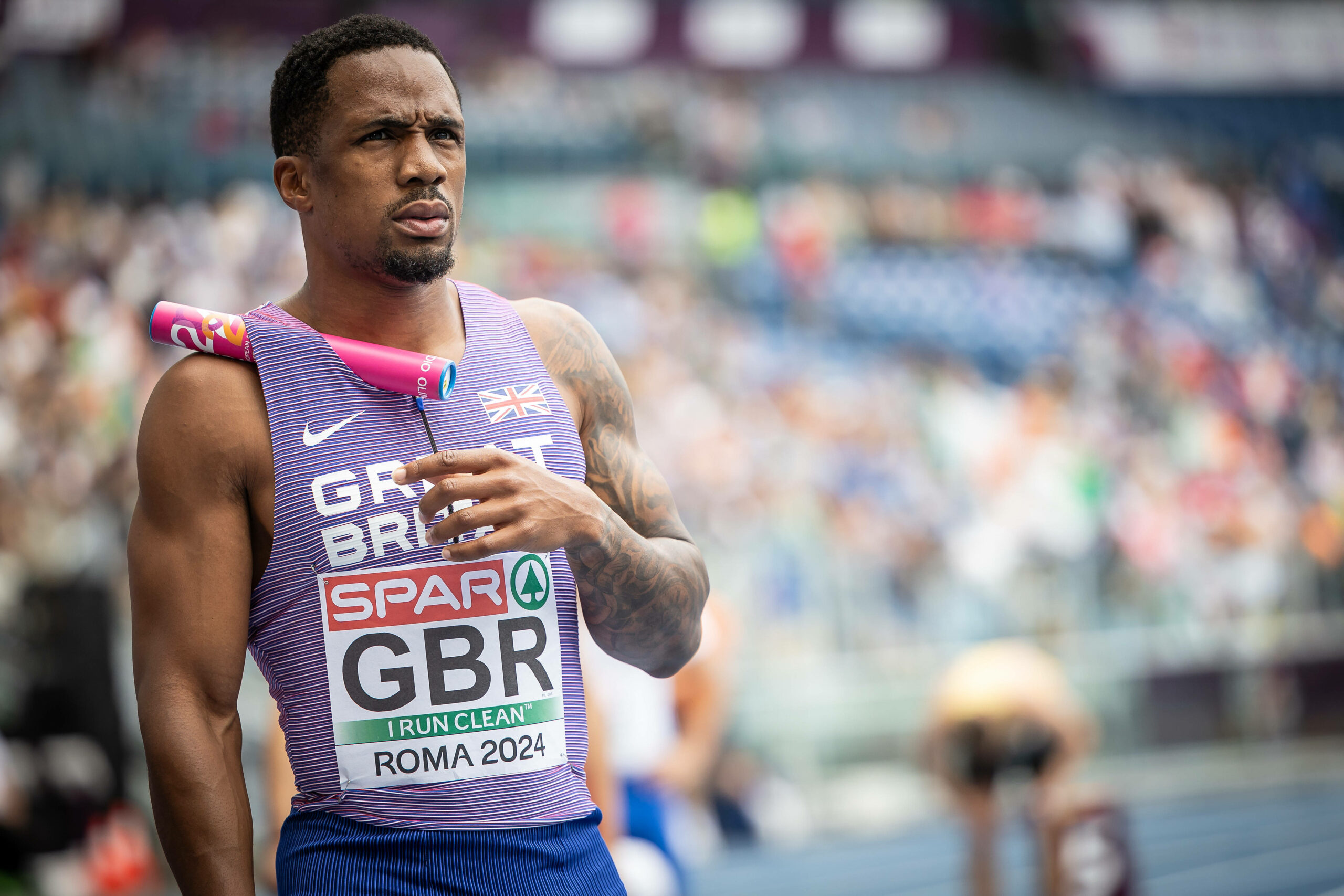 Chijindu Ujah bei der Leichtathletik-EM in Rom