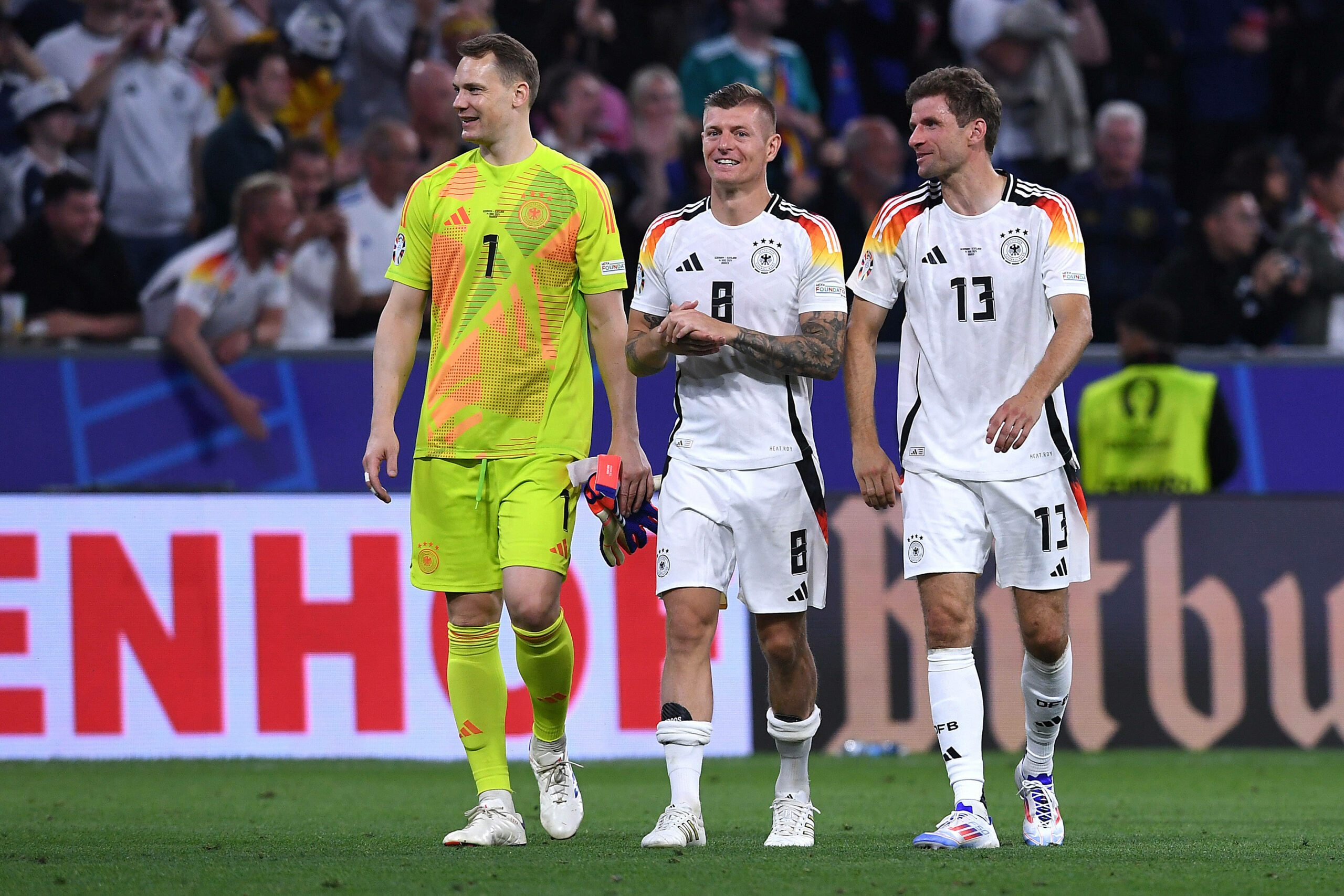 Manuel Neuer, Toni Kroos und Thomas Müller