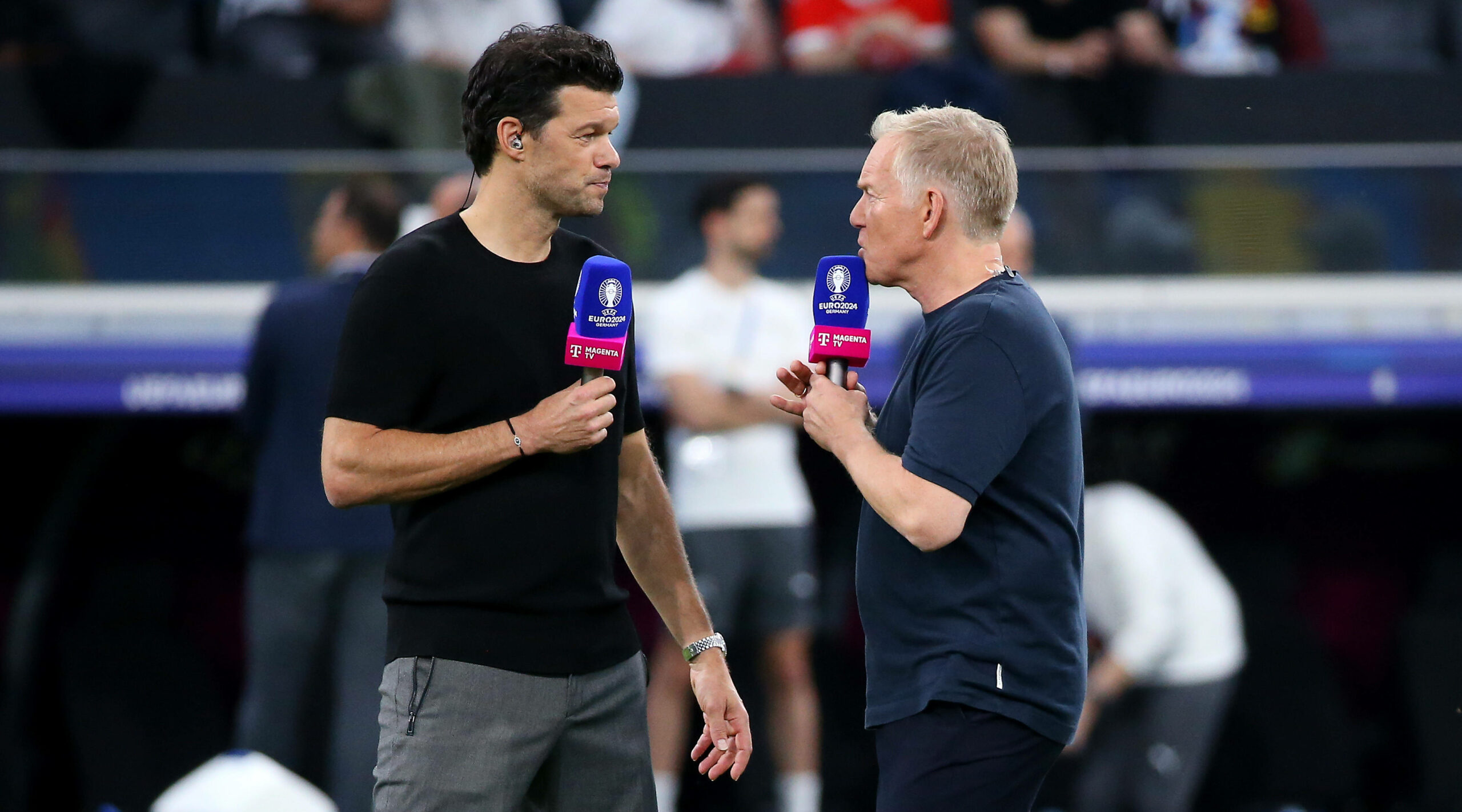 Michael Ballack und Johannes B. Kerner