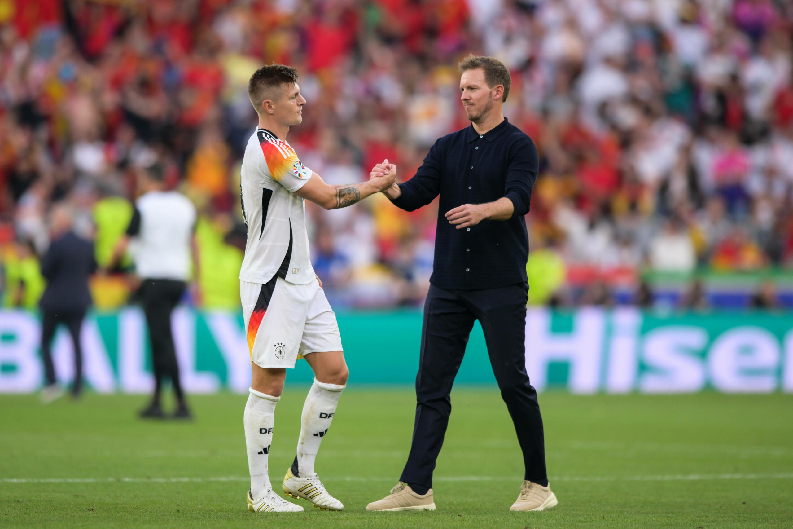 Toni Kroos und Julian Nagelsmann bei der EM