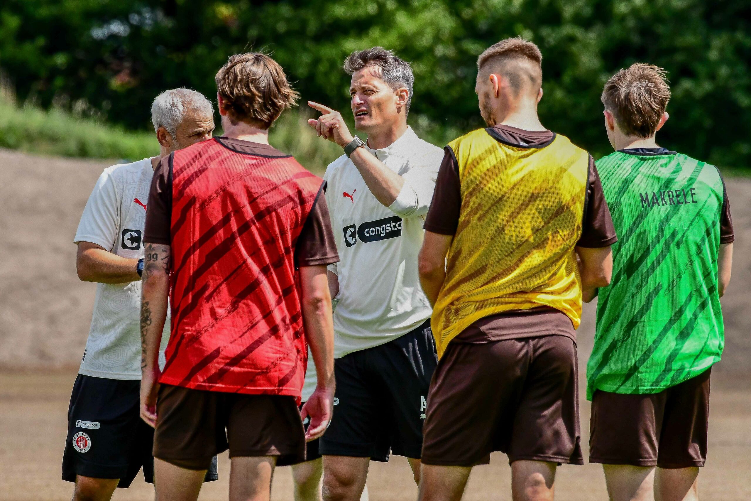 Alexander Blessin beim St. Pauli-Training