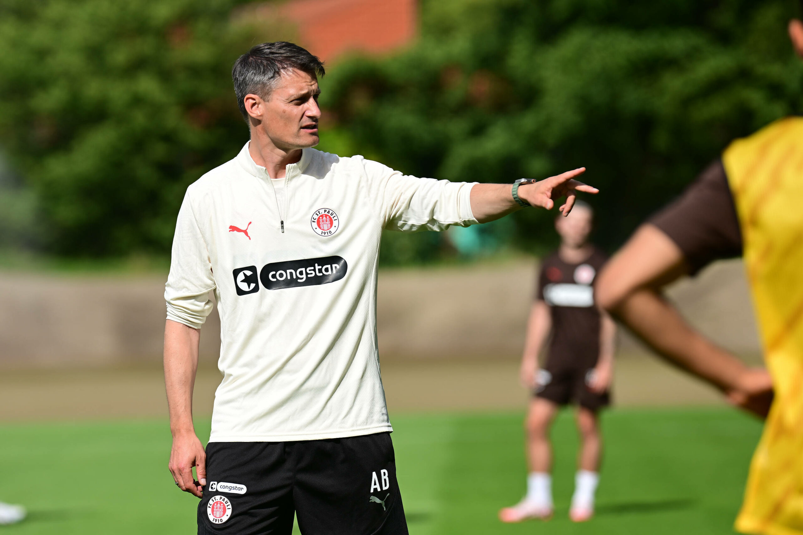 Alexander Blessin beim St.Pauli-Training