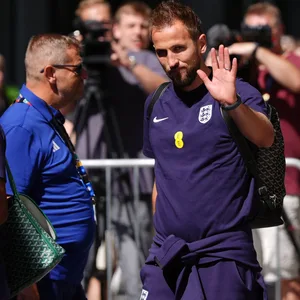 Harry Kane bei der Abreise der Engländer