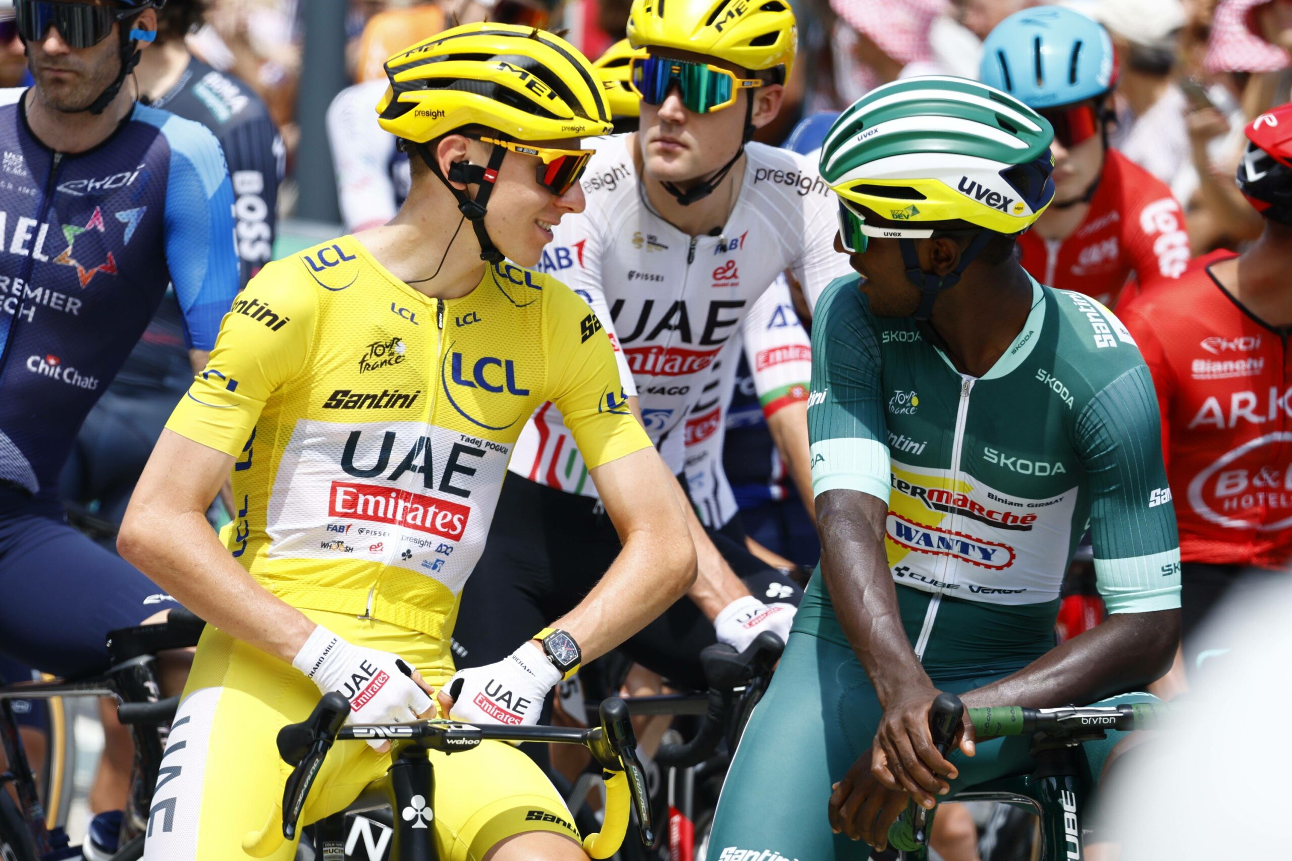 Tadej Pogacar bei der Tour de France