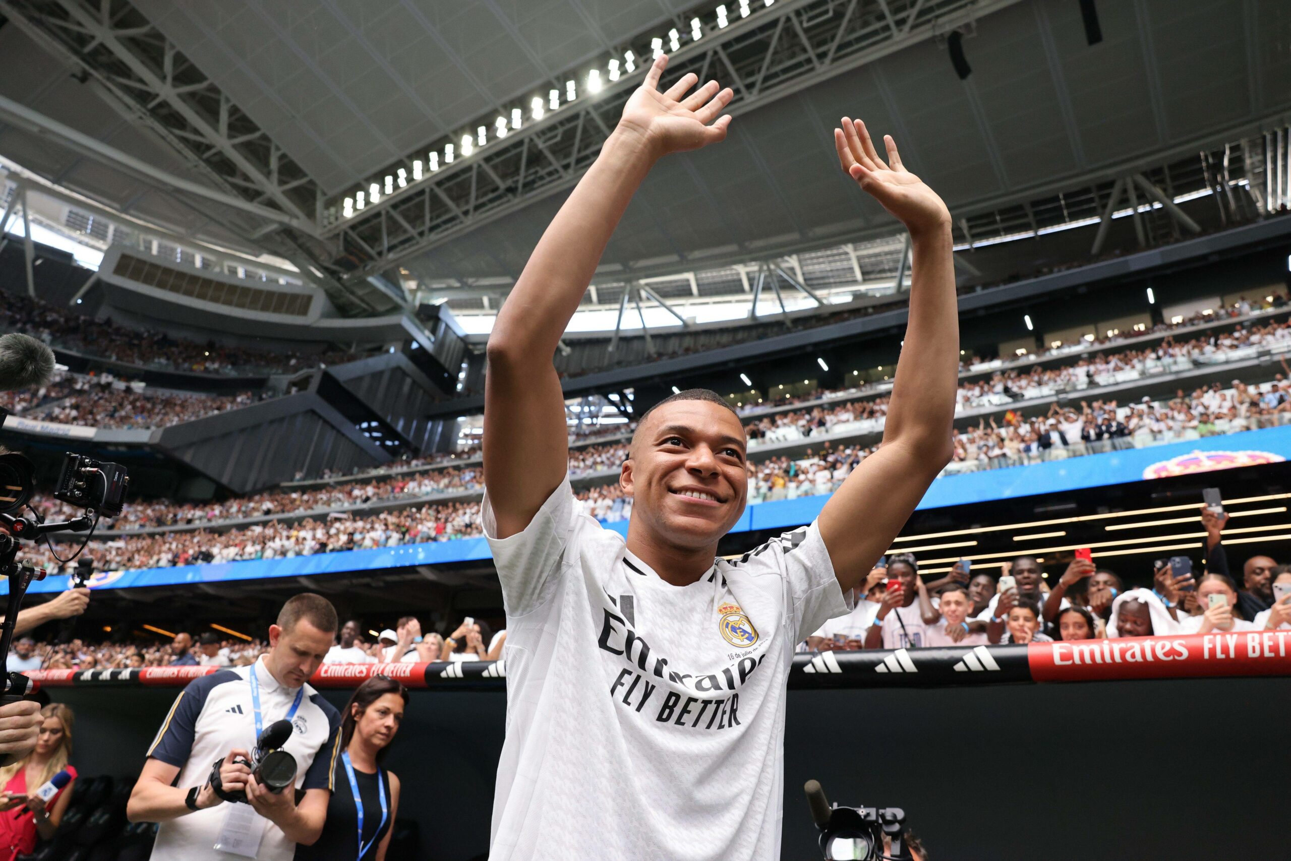 Kylian Mbappé bei Real-Vorstellung